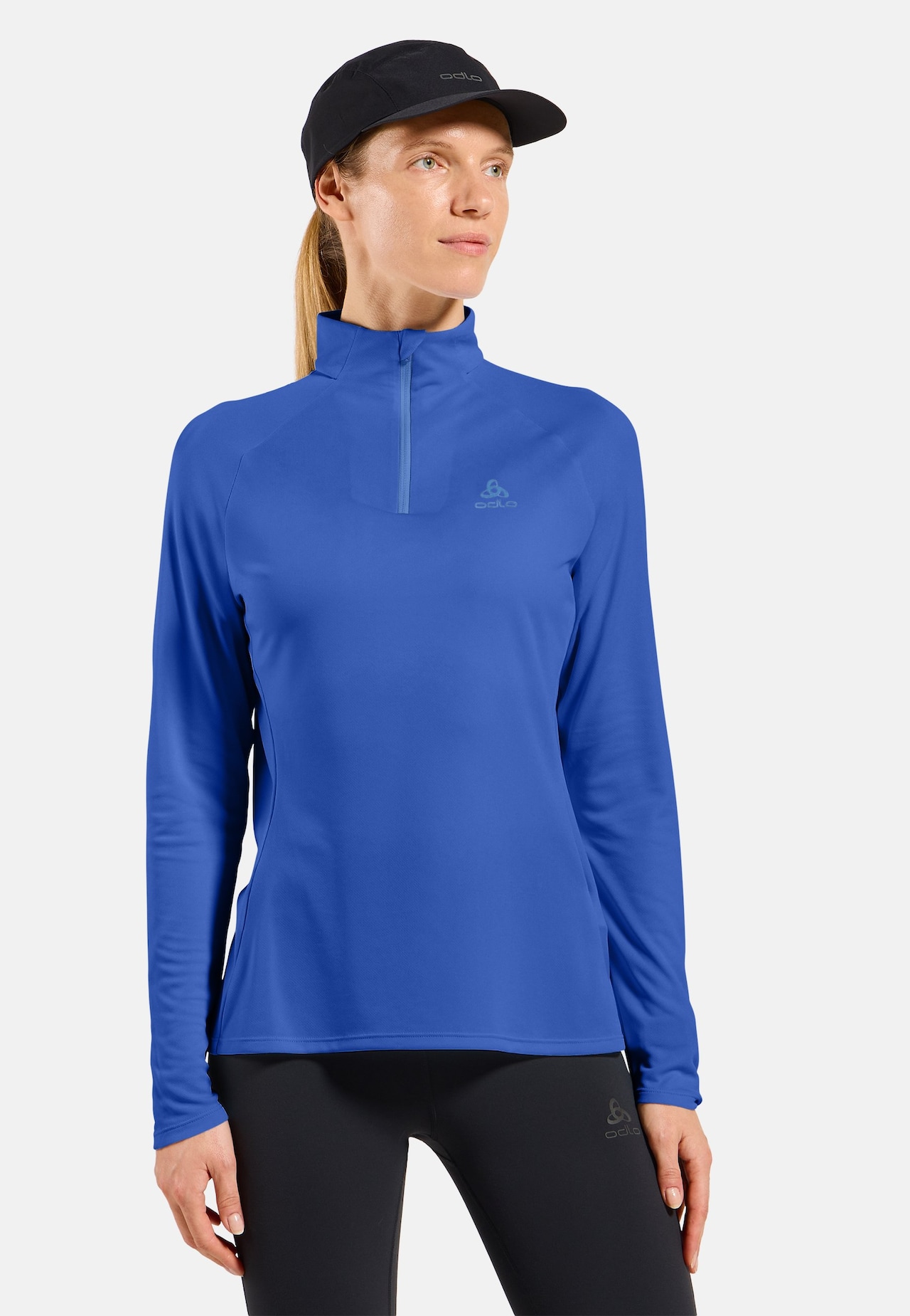 Felpa da running Essential a mezza zip