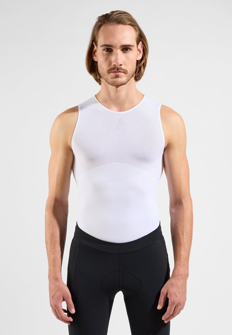 The Zeroweight seamless sleeveless cycling base layer