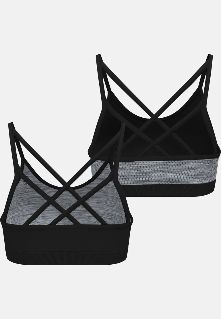 The Seamless soft-support reversible sports bra