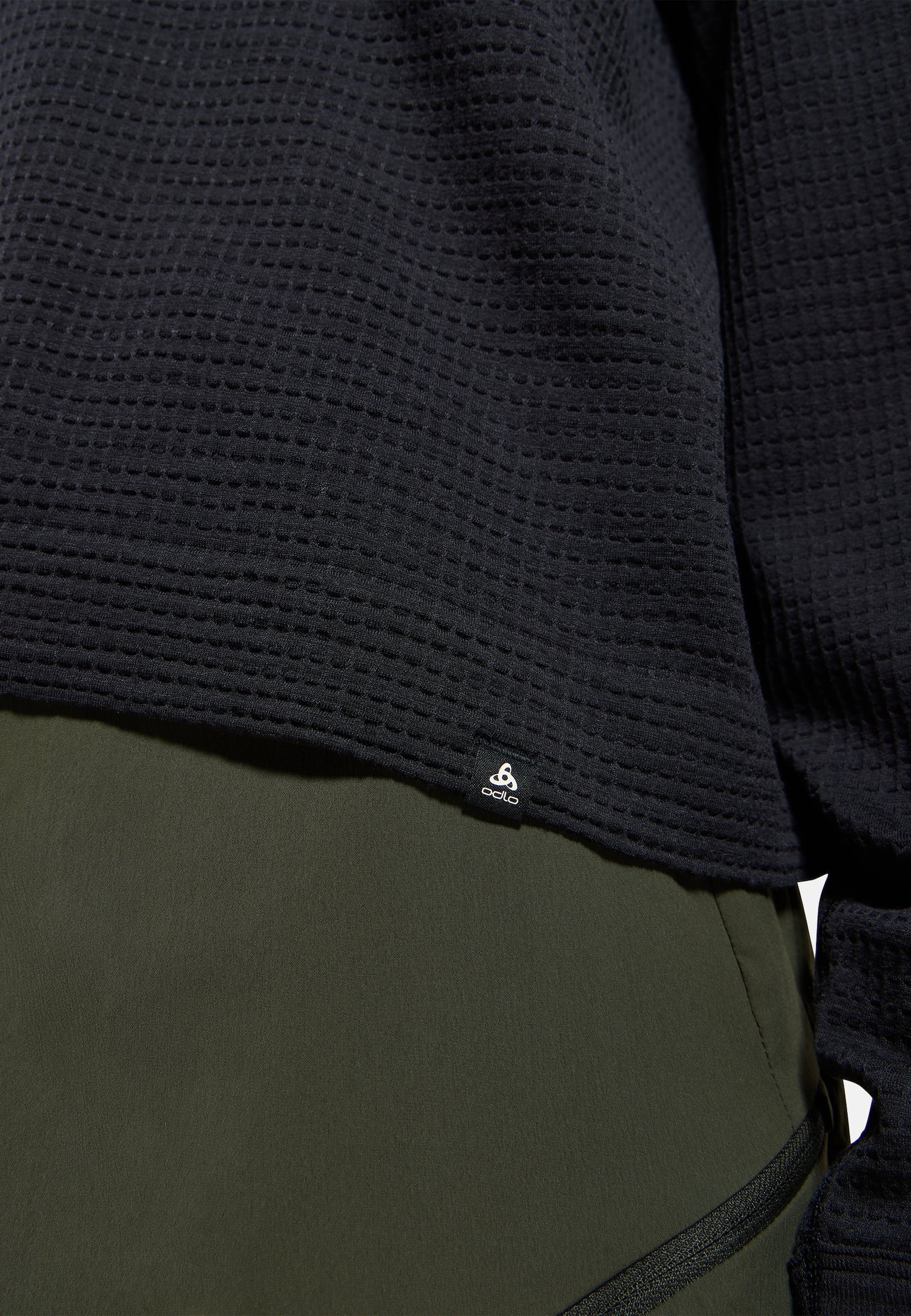 The Ascent merino-blend waffle long-sleeve t-shirt