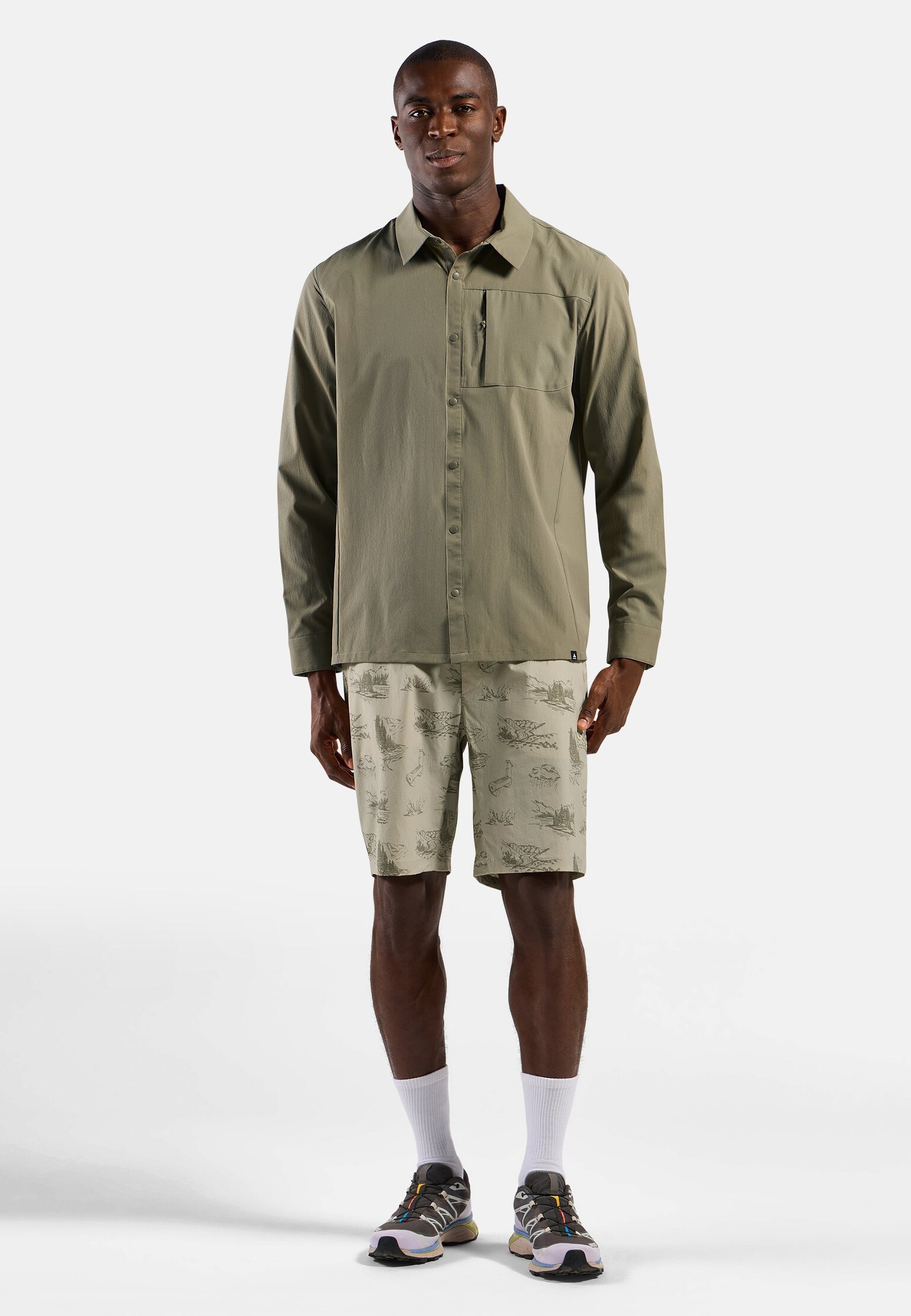 Short de randonnée imprimé Essentials