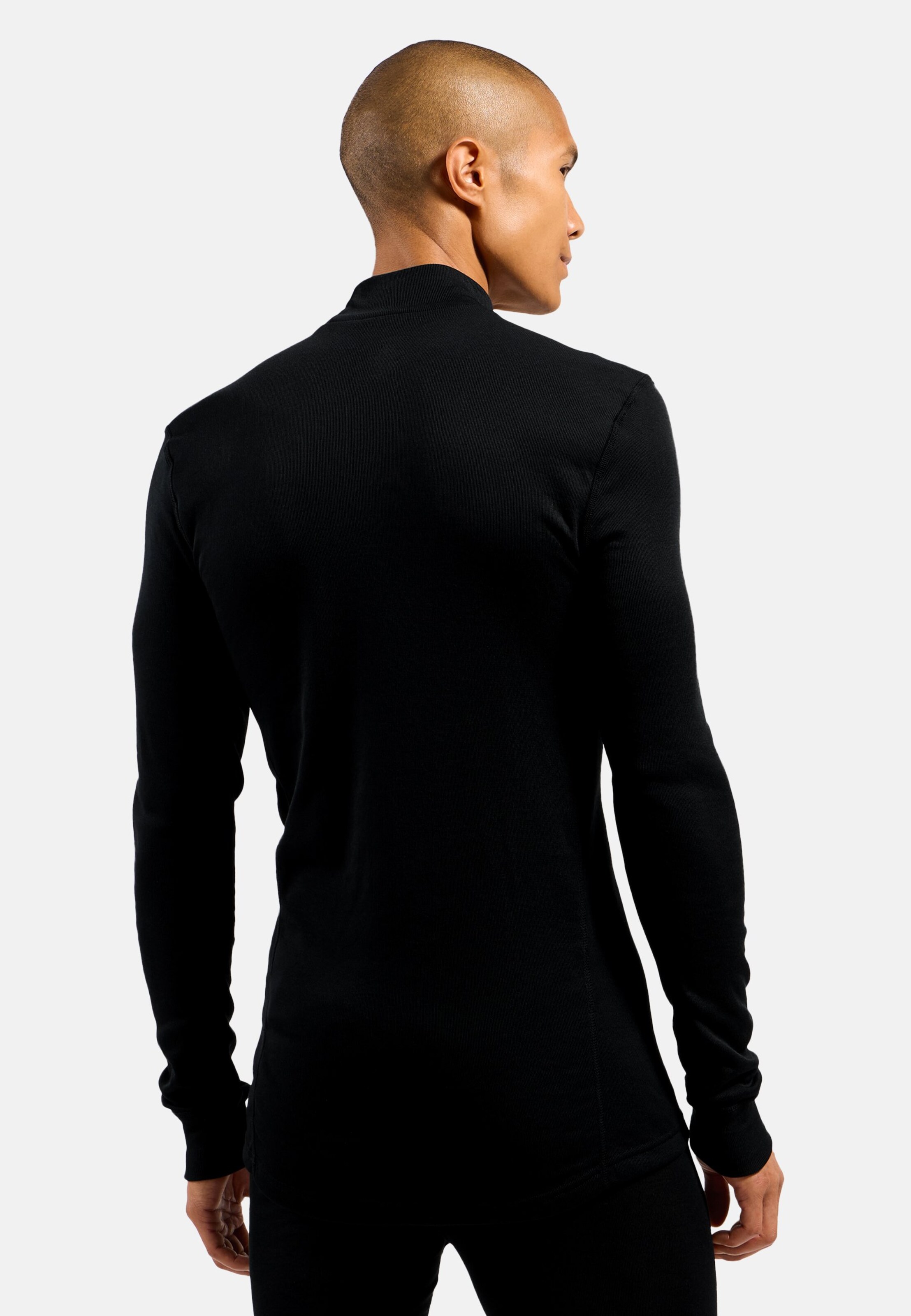Odlo Active Warm Base Layer Shirt Mit Stehkragen FüR Herren - Wandern, Ski & Snow - Schwarz, XXL