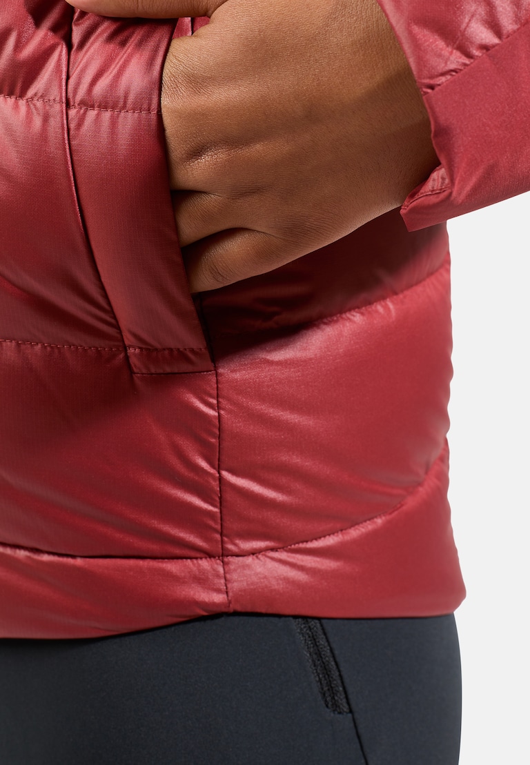 The Severin N-Thermic recycled down hooded jacket