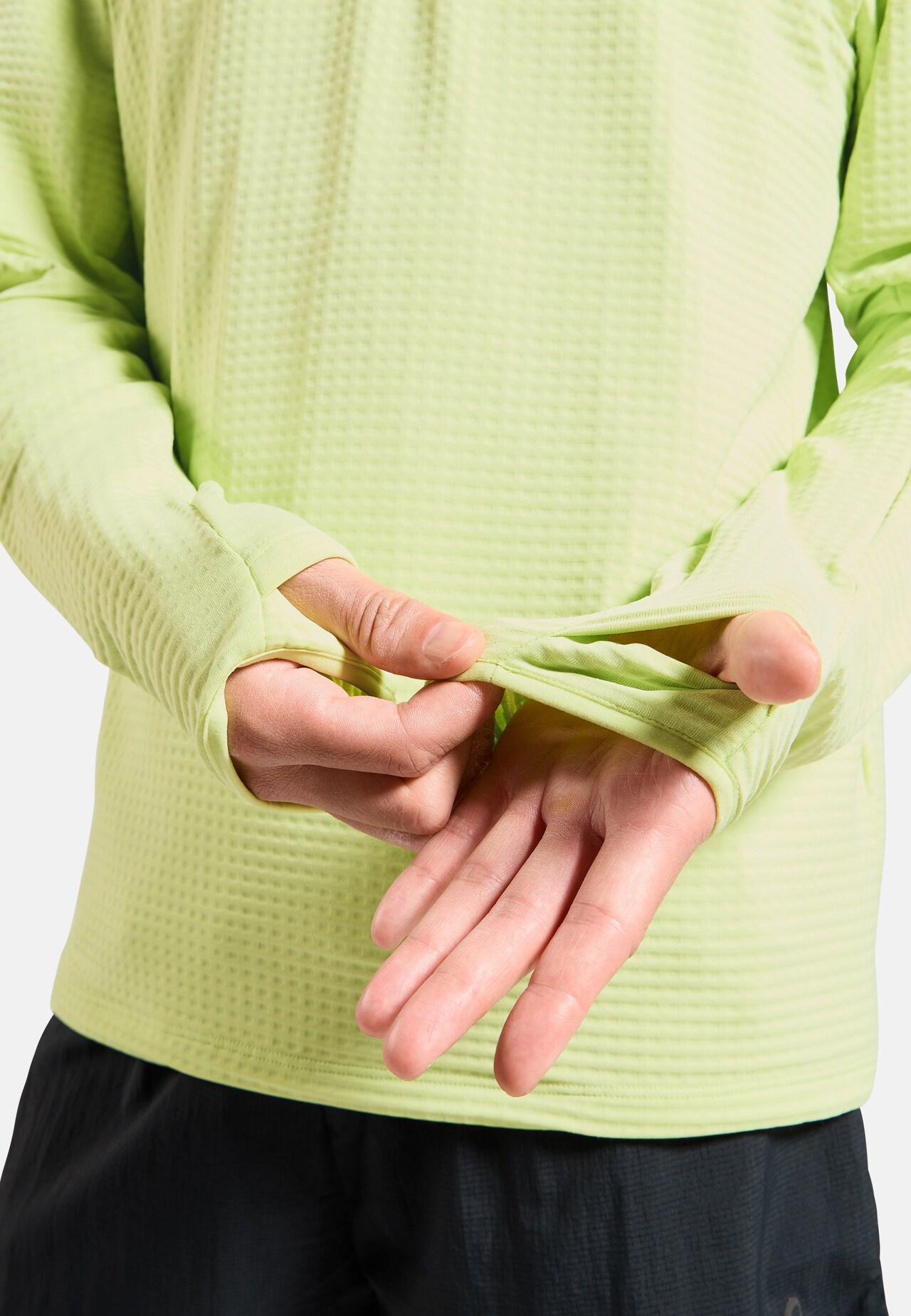 Felpa da running Essential Thermal a mezza zip