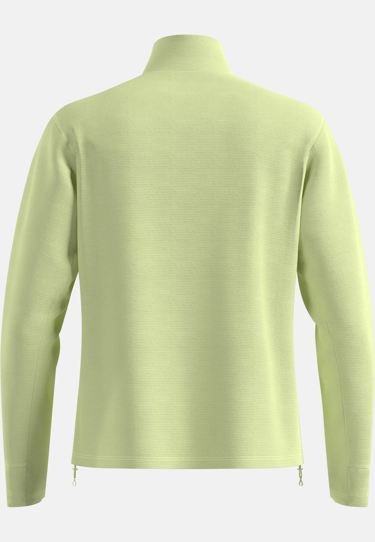 Mid layer multisport Essentials in pile con lavorazione a reticolo a mezza zip