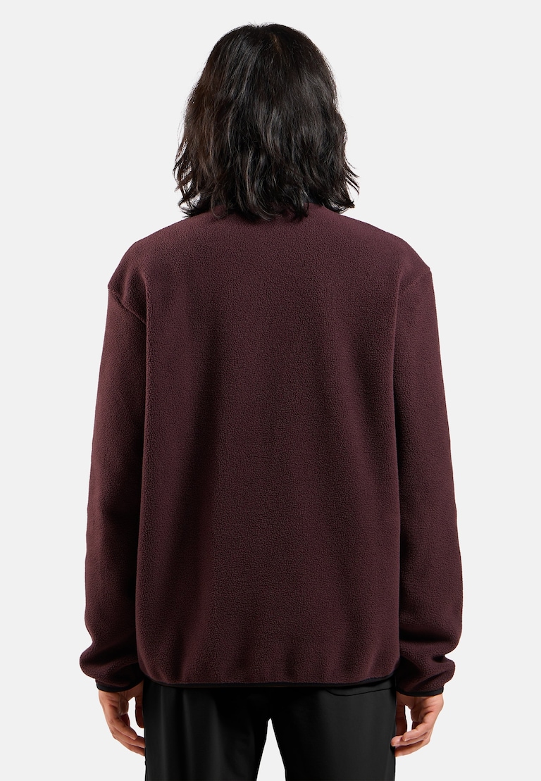 The Essentials high-pile full-zip mid layer