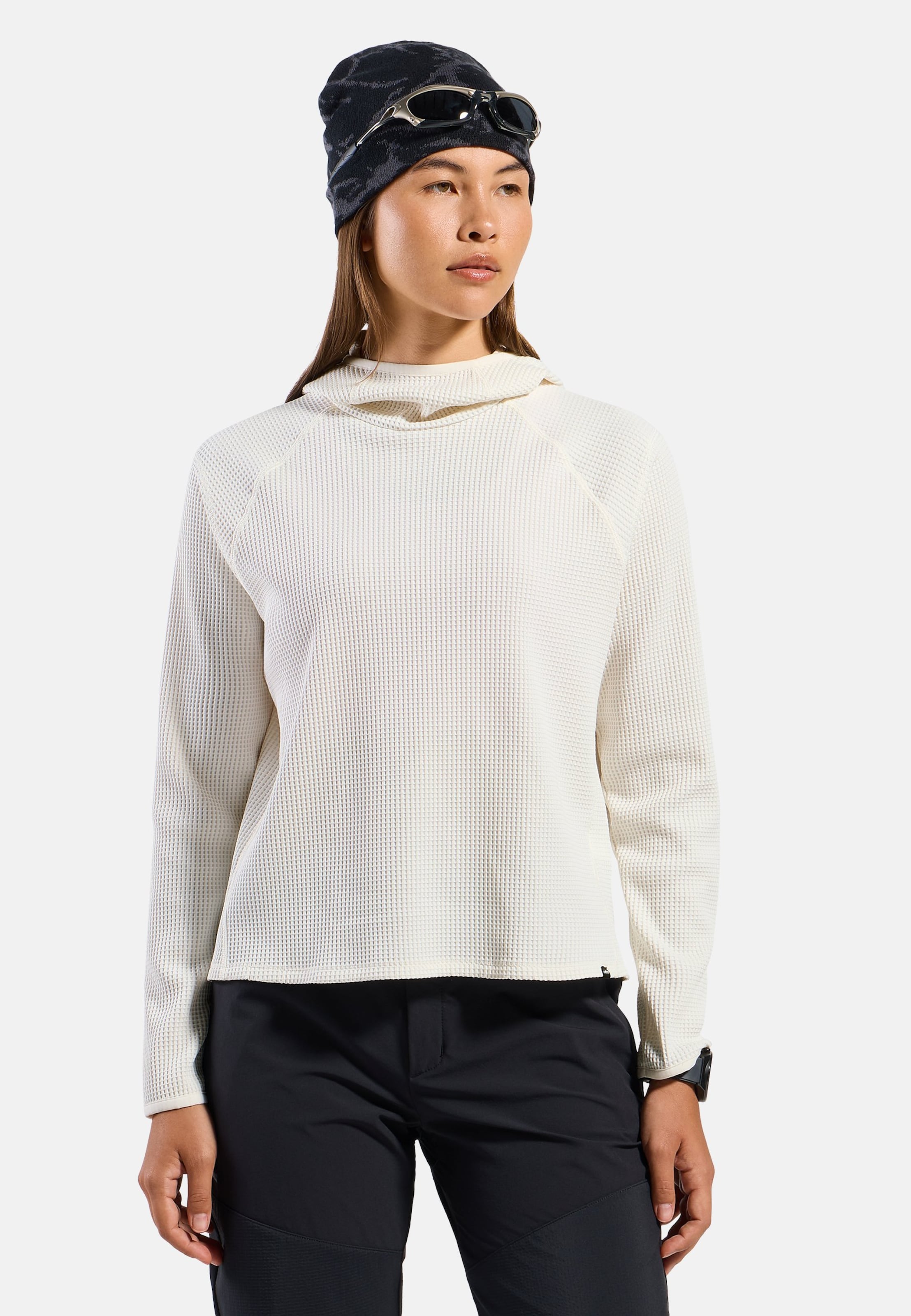 Odlo Cubic Hoodie für Damen - Wandern, Training - grau, S