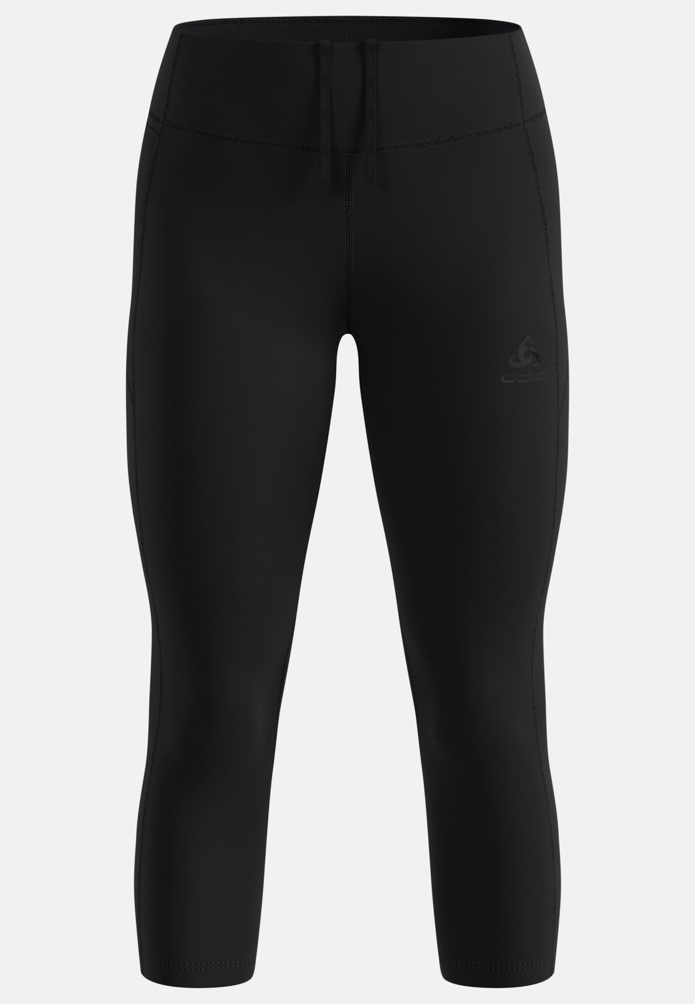 Odlo Essentials 3/4-Lauftights für Damen, S, schwarz