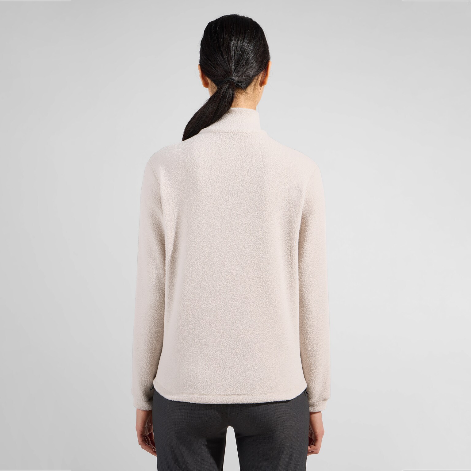 Essential High Pile Solid Mid Layer Half-Zip
