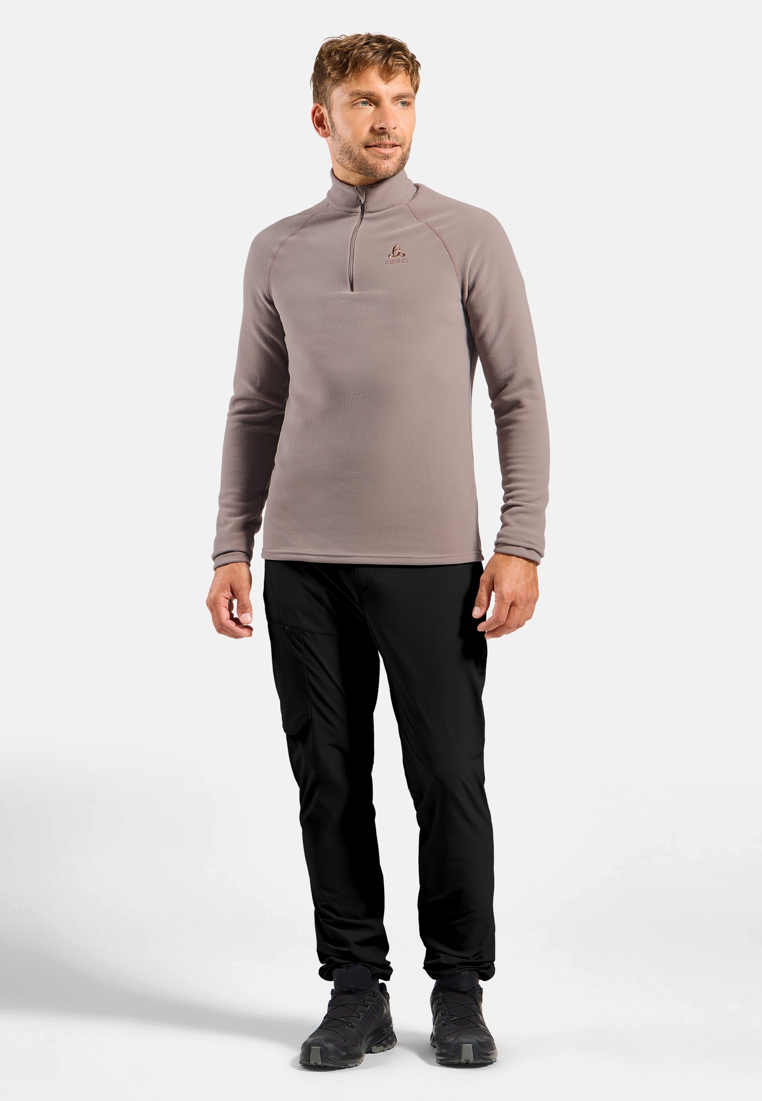 The Rigi fleece half-zip mid layer