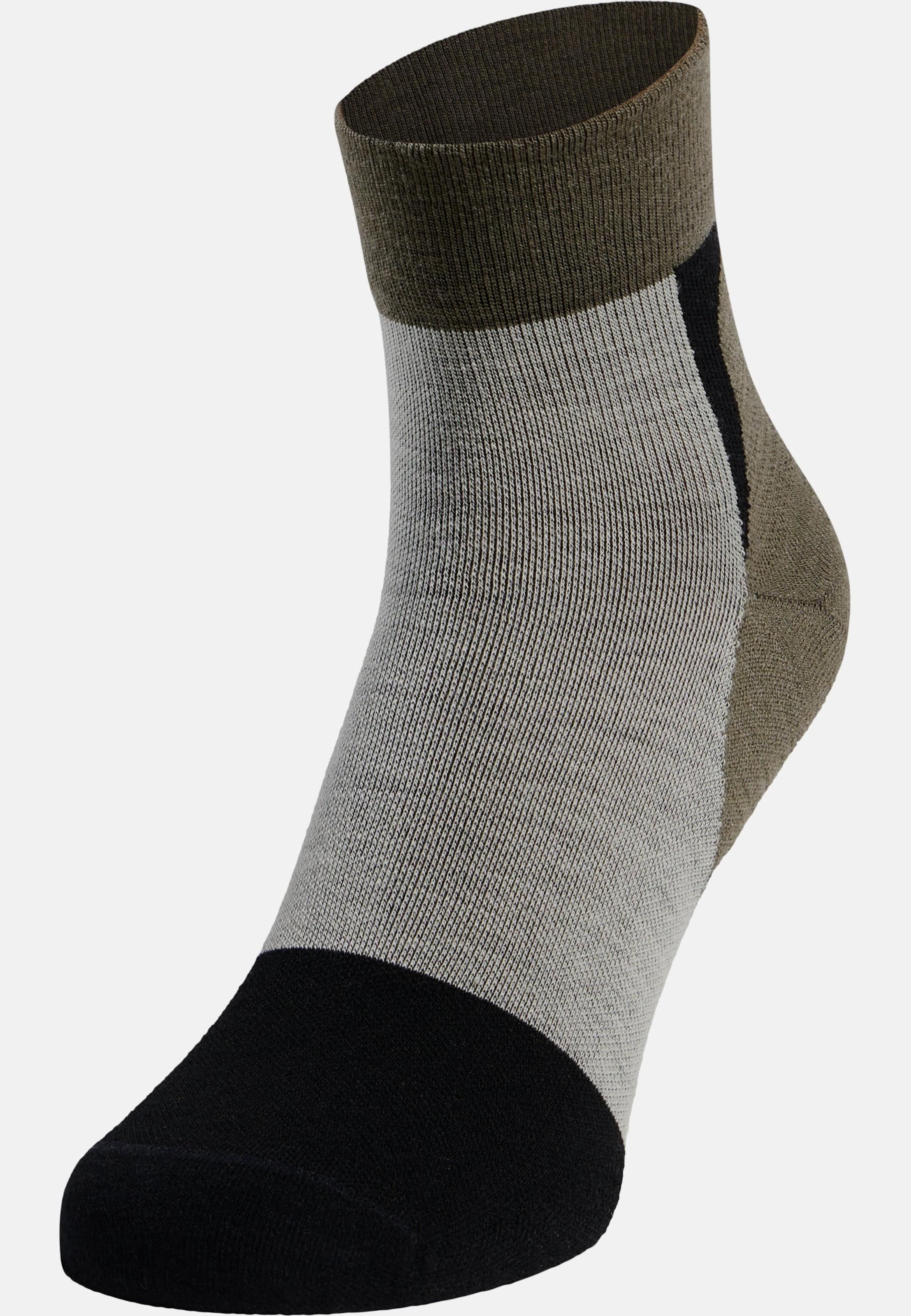 Odlo Performance Wool Hike Sneaker-Socken - Wandern - schwarz, 39-41