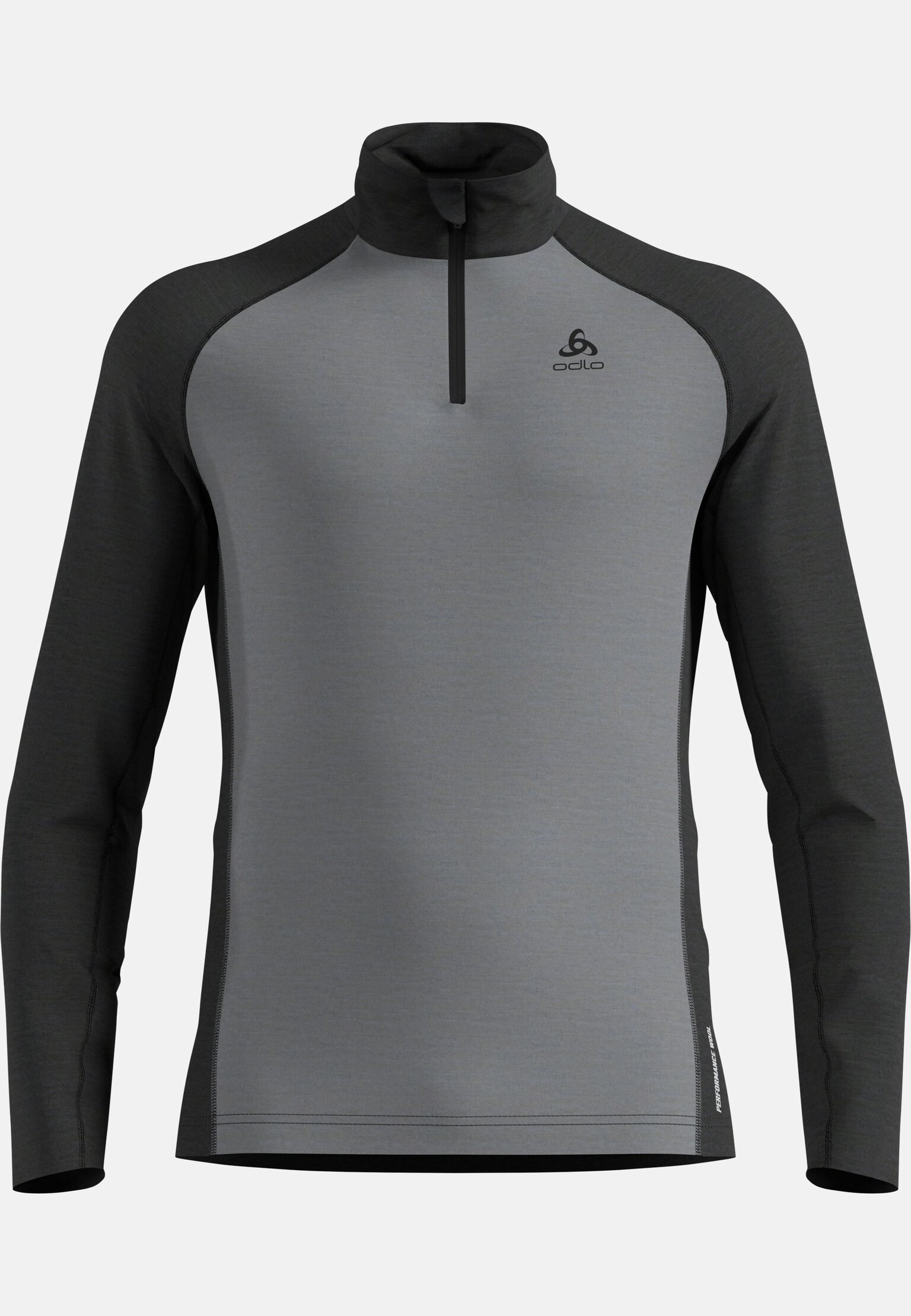 Base layer a mezza zip Performance Wool 150