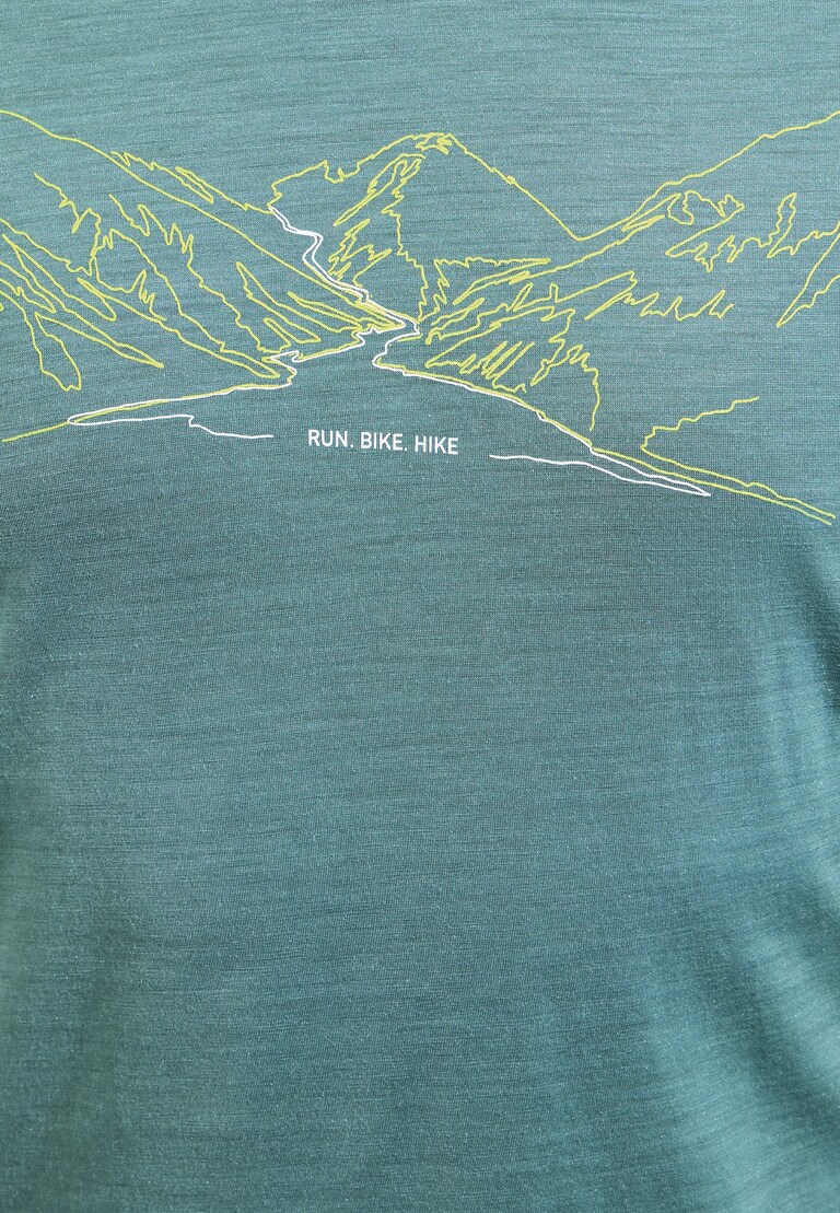 Ascent Performance Wool 130 run bike hike t-shirt