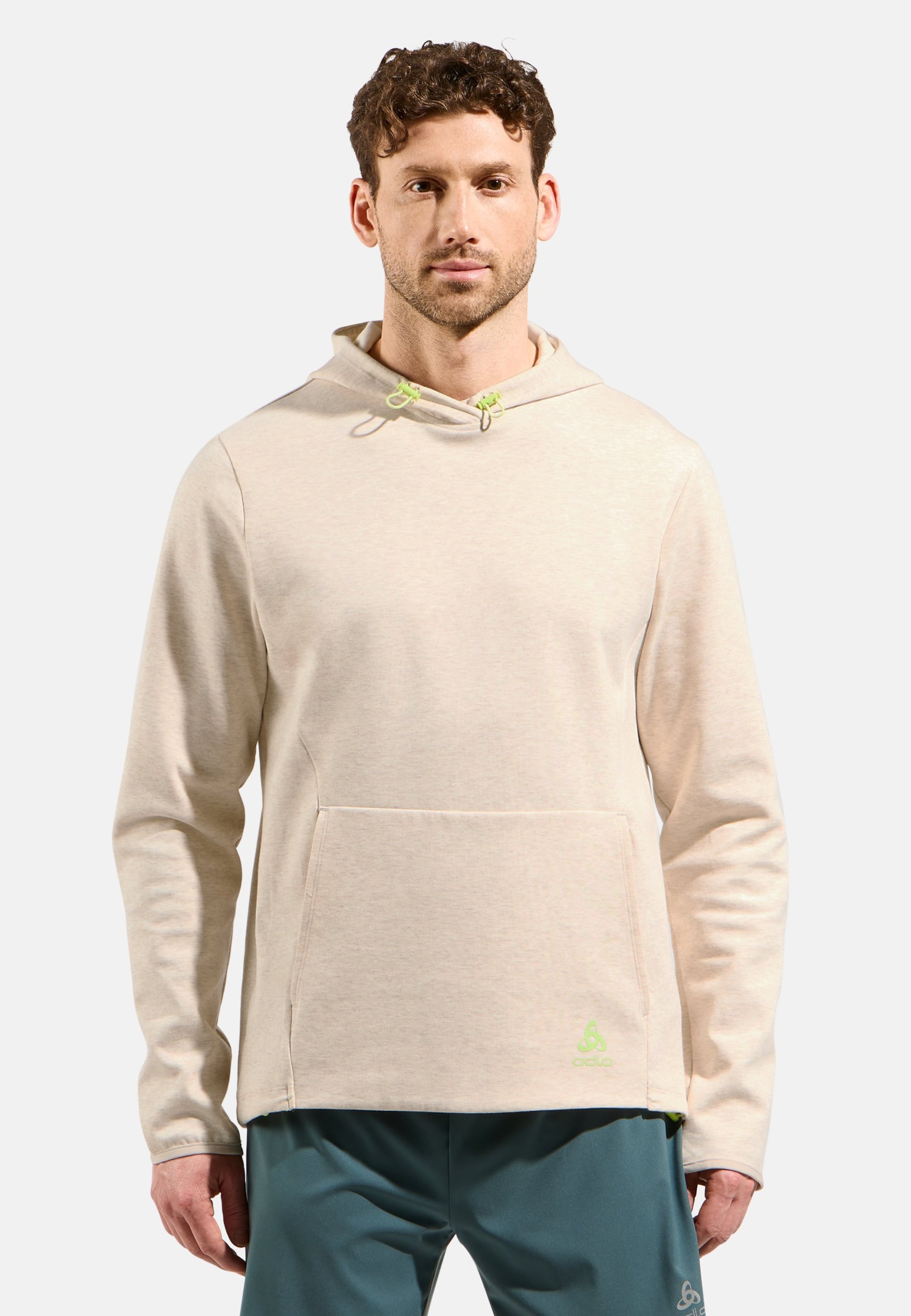 Odlo Active 365 Knit-Hoodie für Herren, M, beige