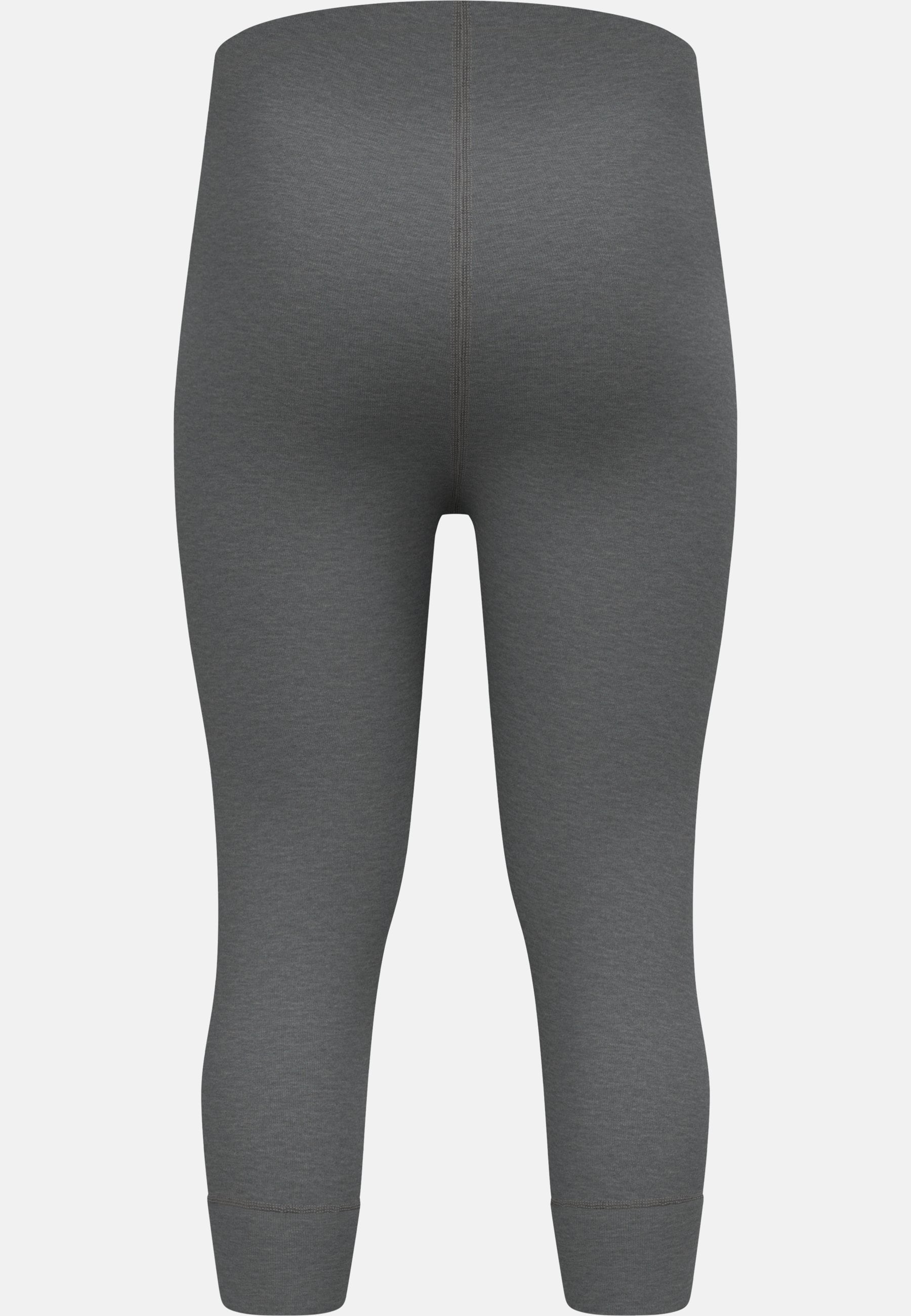 スーツ ODLO FW24 LEGGINGS3/4 BASE LAYER (111901 10183) The Active Warm Base Layer 3/4 Bottoms in odlo steel grey