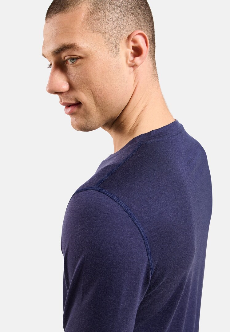 Odlo Odlo Langarm Wandershirt Herren Merino 200 I Funktionsshirt