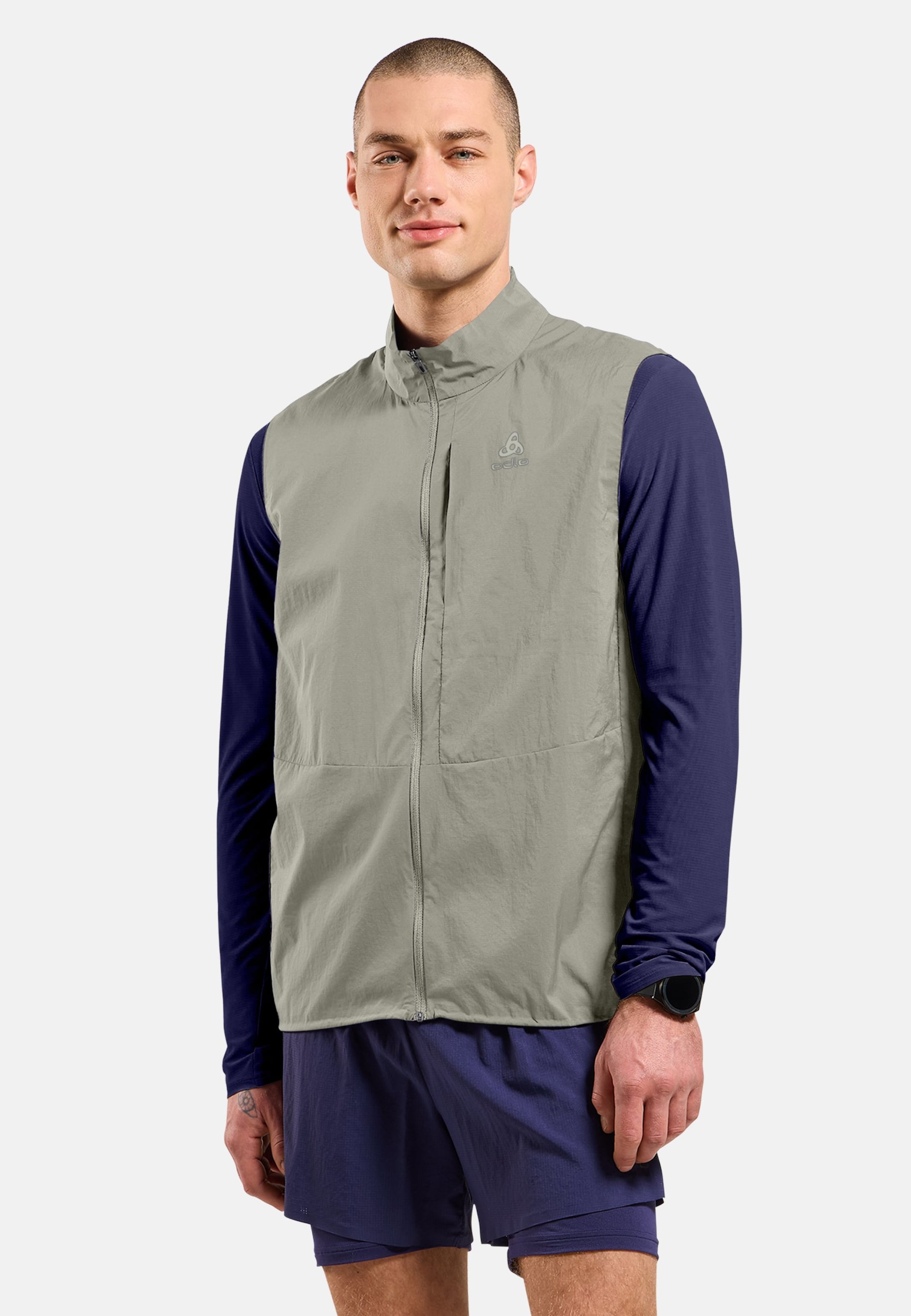 Odlo Zeroweight Laufweste für Herren - Running - beige, L