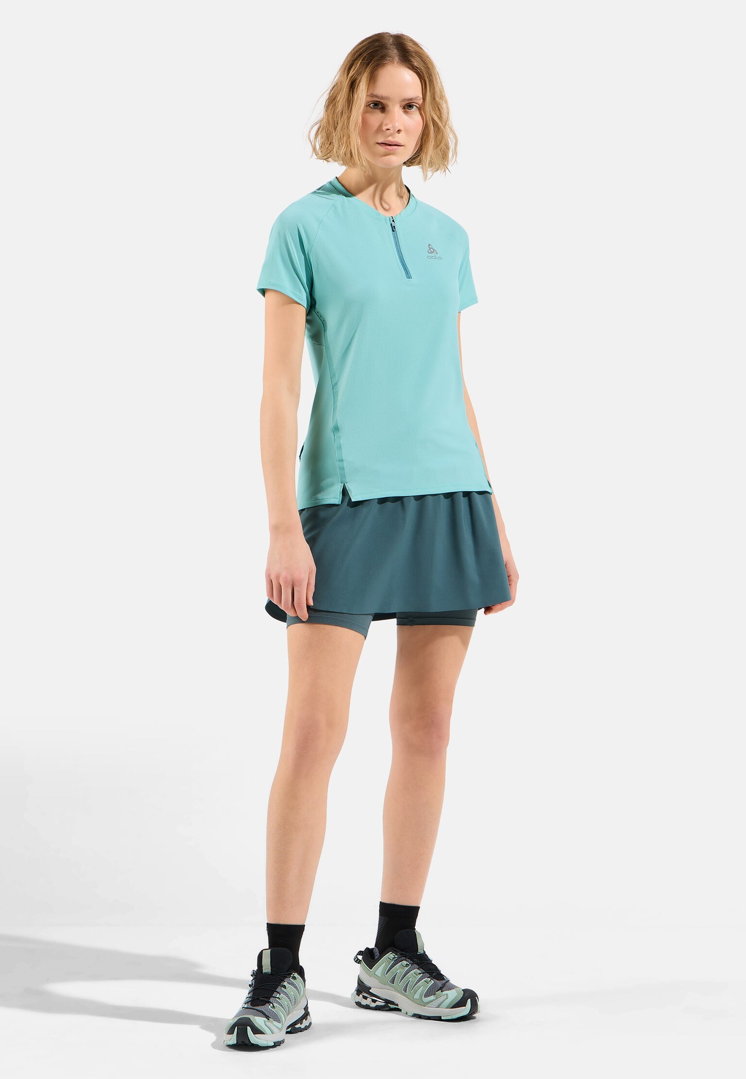 T-shirt de running à ½ zip X-Alp