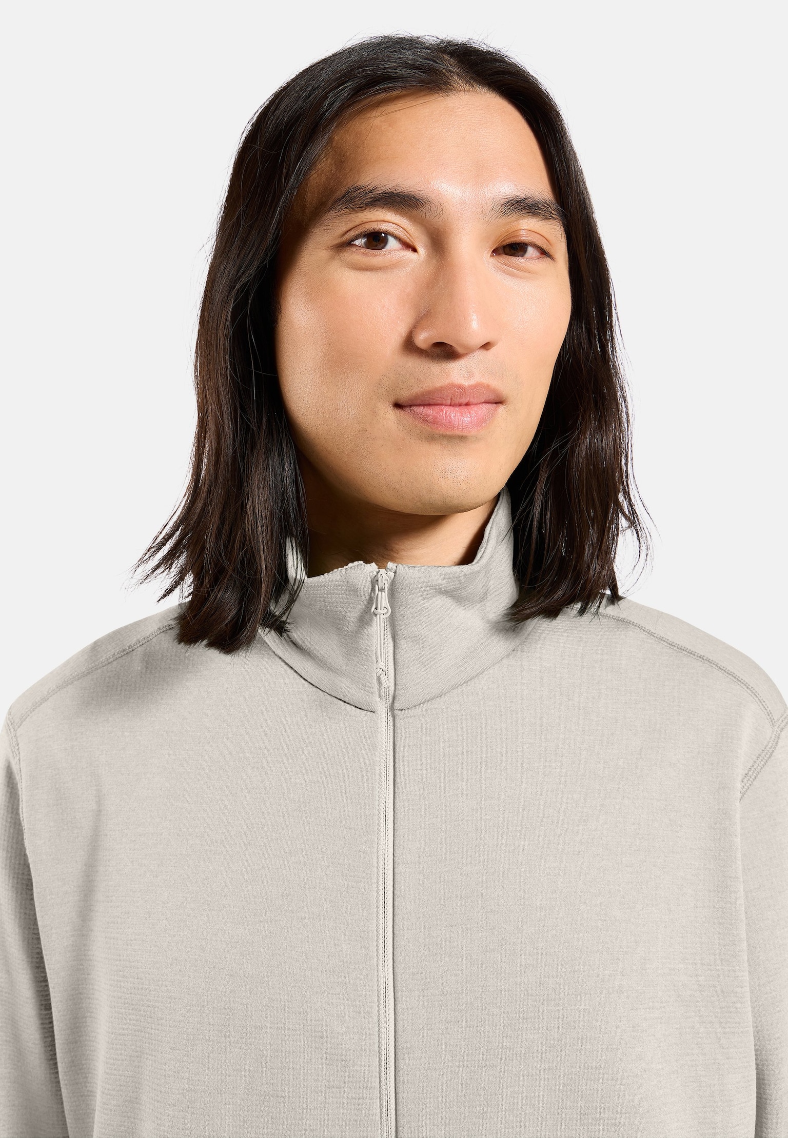 Haut zippé Grid Fleece