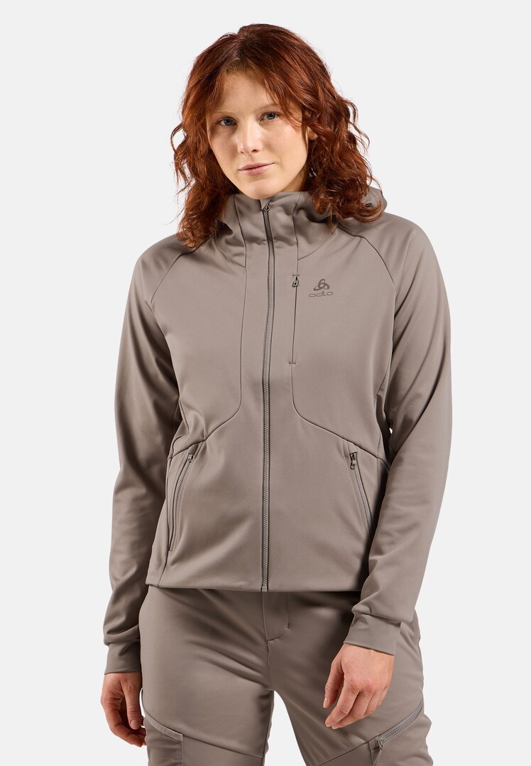 Zeroweight Windproof X Warm Cross-Country Jacket in cinder | Odlo