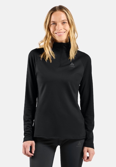 Mid layer running Essentials Ceramiwarm con mezza zip