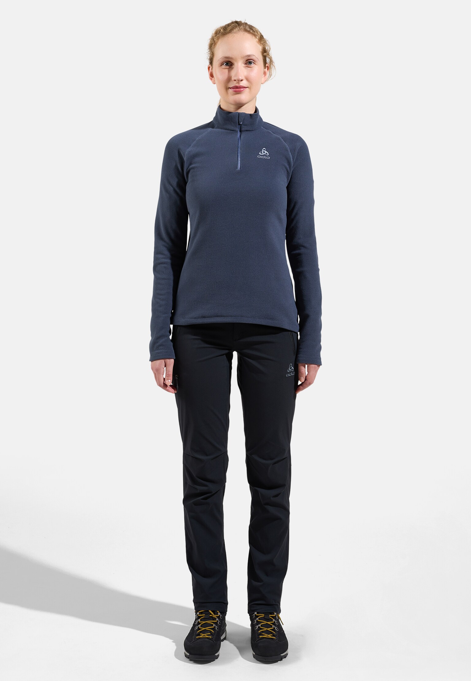 Mid layer Rigi con mezza zip