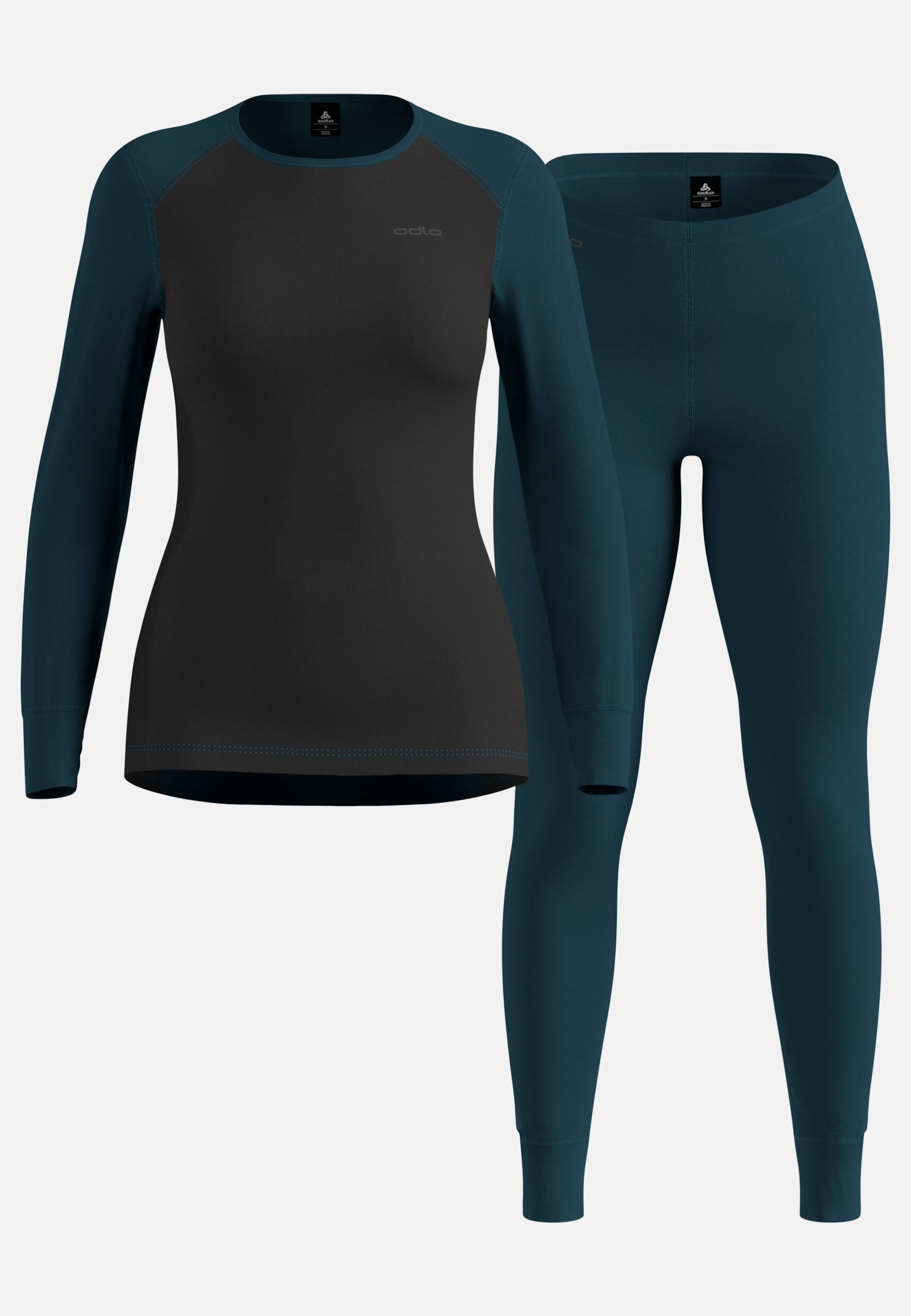 Odlo Active Warm Special Base Layer Set für Damen - Wandern, Ski & Snow - marineblau, M