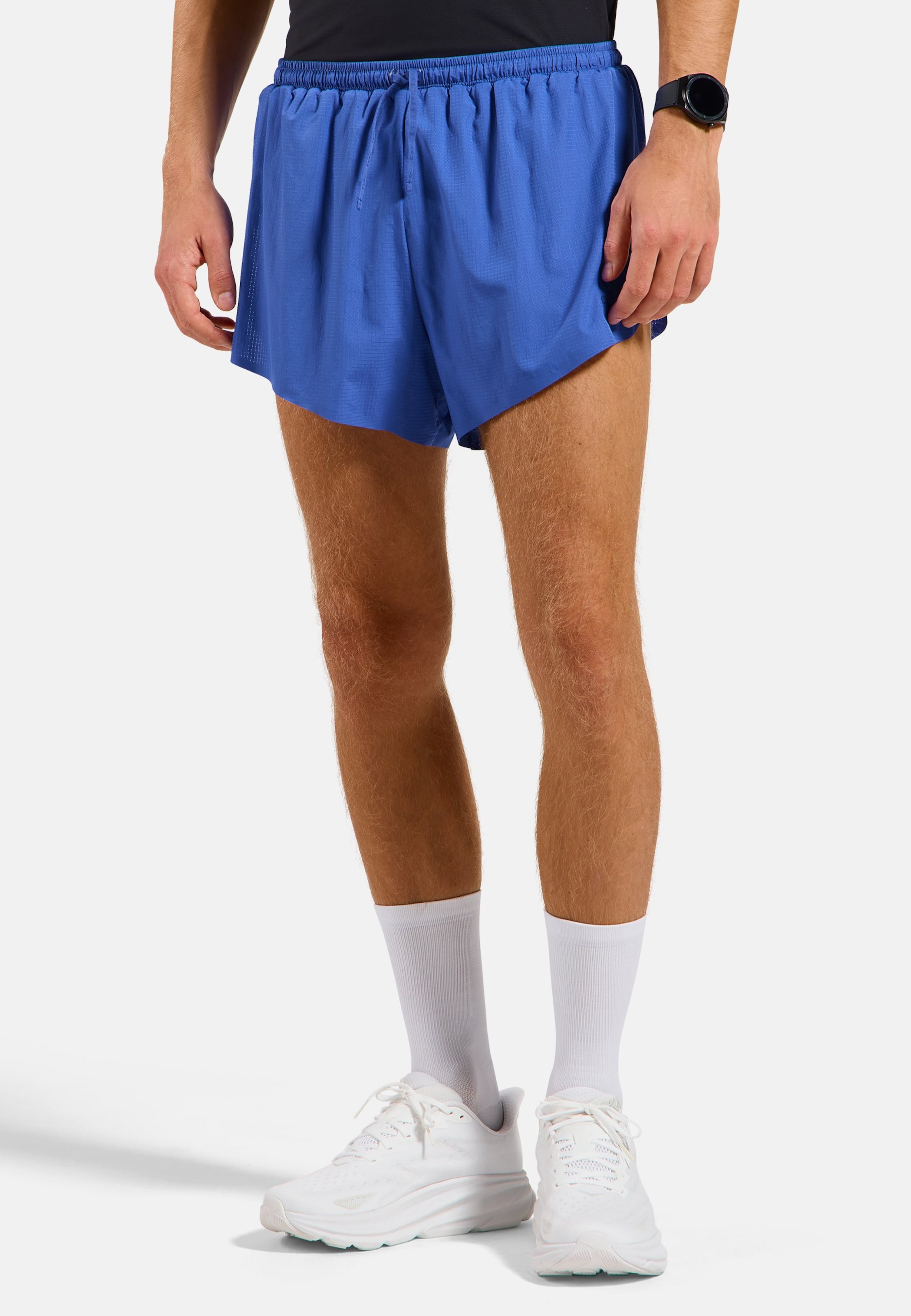 Odlo Zeroweight 3 Inch Laufshorts 2.1 mit Seitenschlitzen für Herren, L, blau