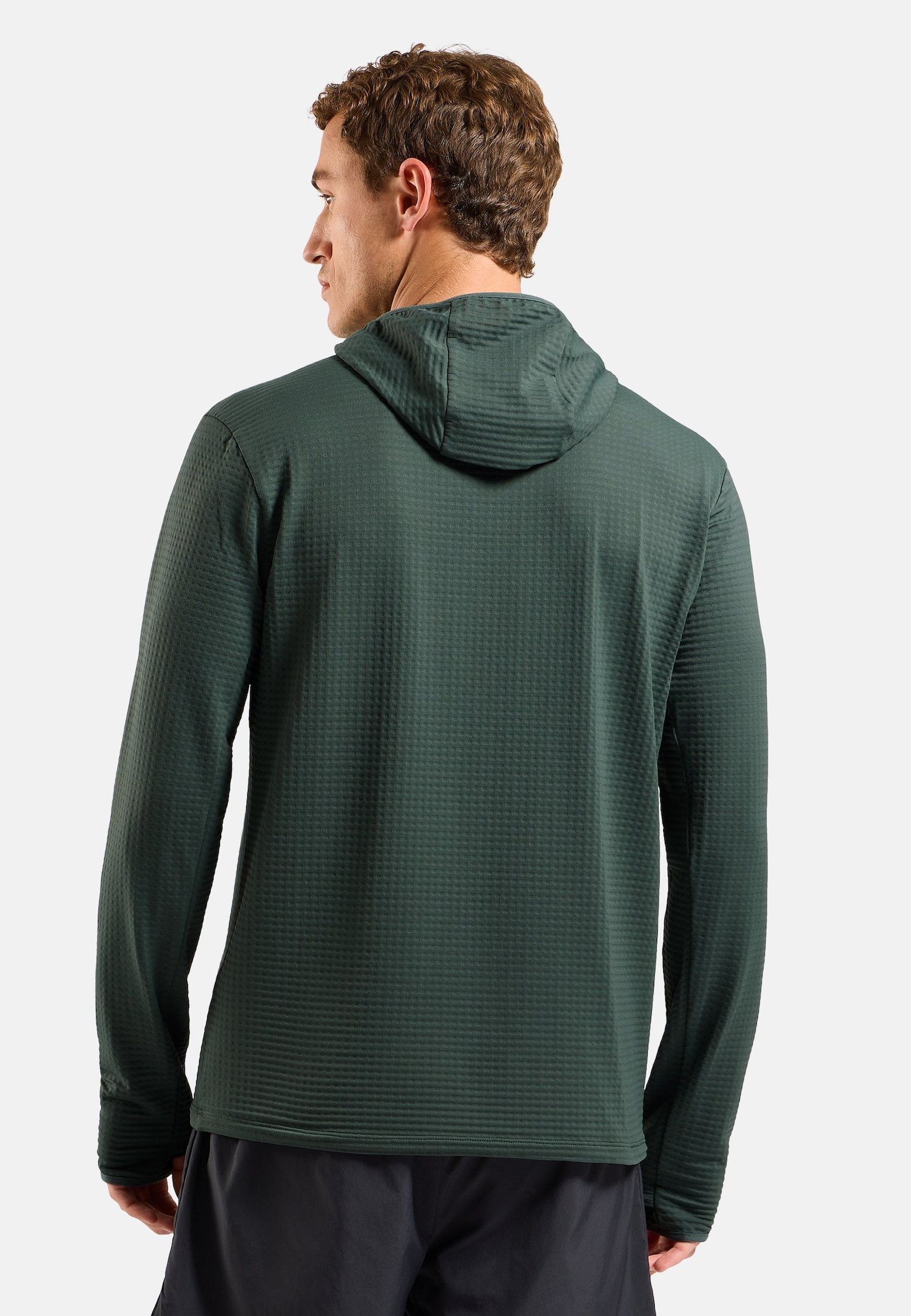 The Essentials Thermal hooded running mid layer