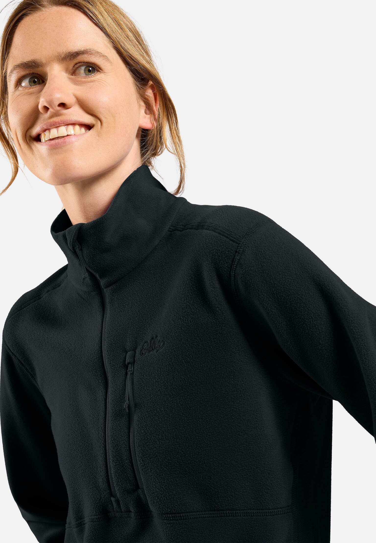 Klassischer Essentials Multisport Mid Layer aus Fleece mit Halbreissverschluss