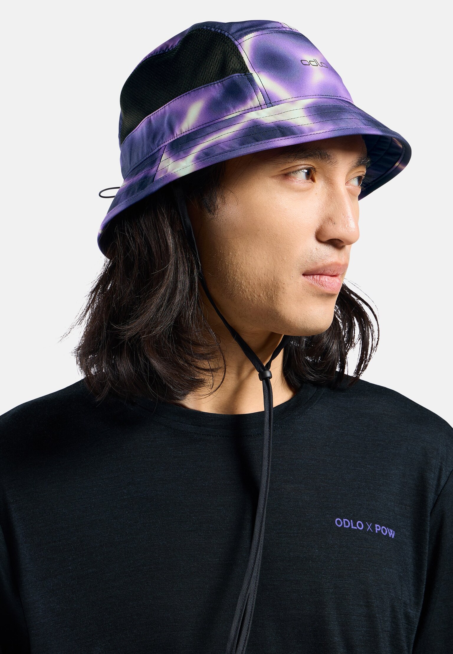 The Performance Light print bucket hat