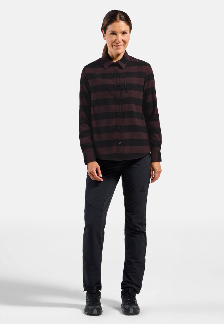Essentials geruite flanellen longsleeve