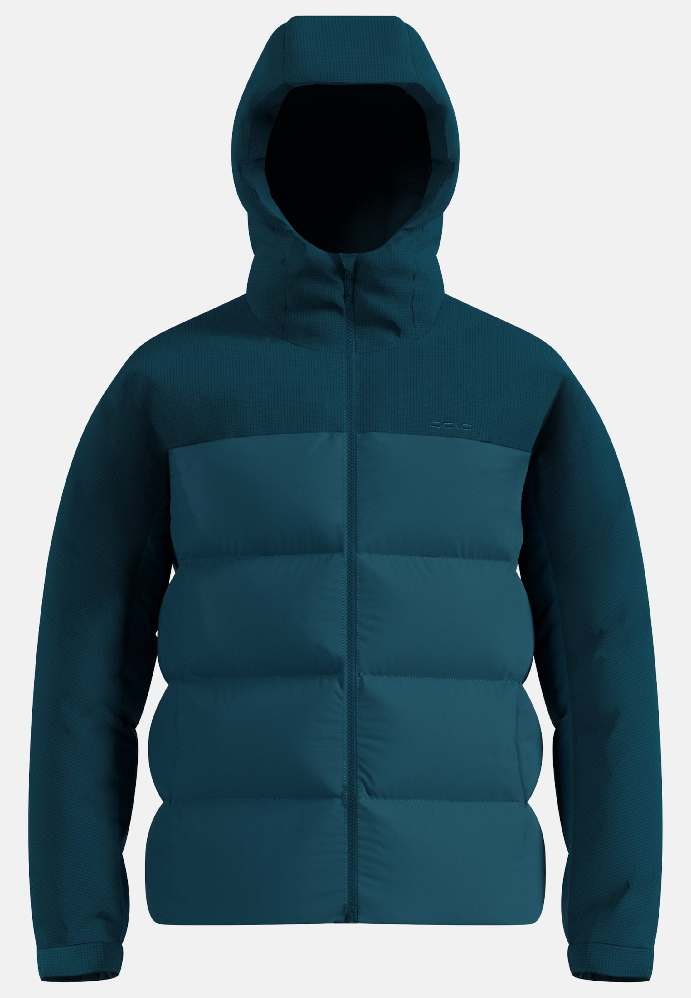 Odlo Down Hooded Isolationsjacke für Herren - Wandern, Casual Comfort - marineblau, S
