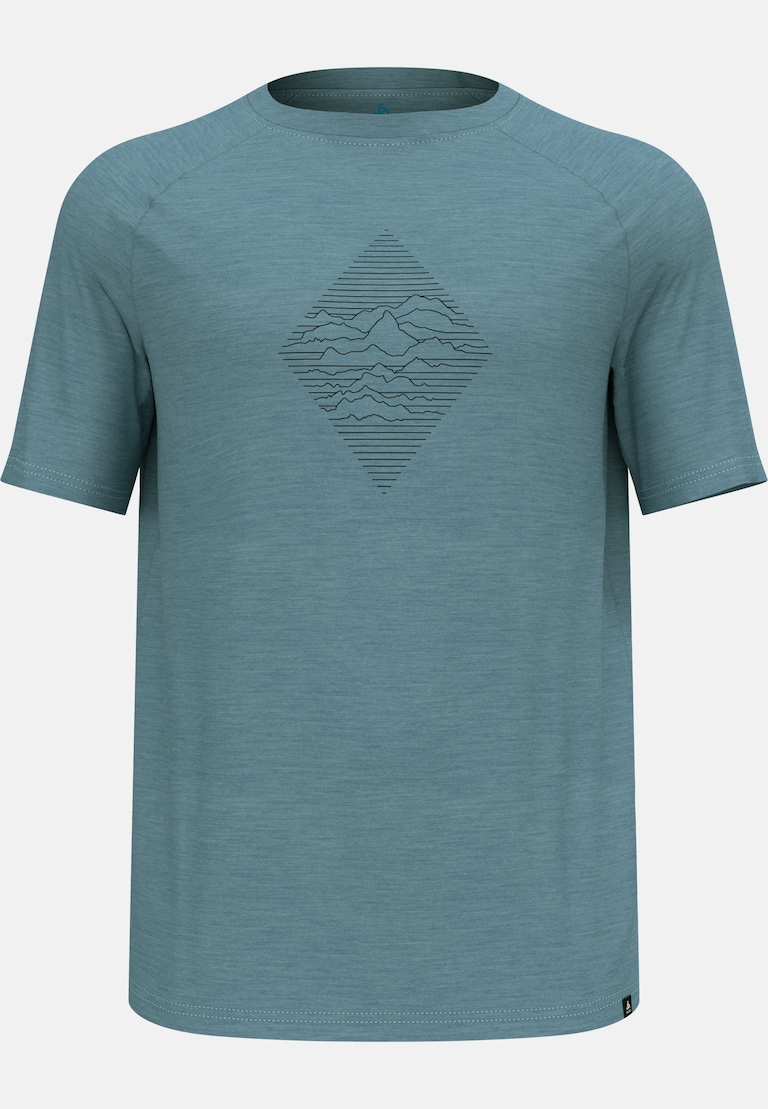 The Merino blend 130 print t-shirt