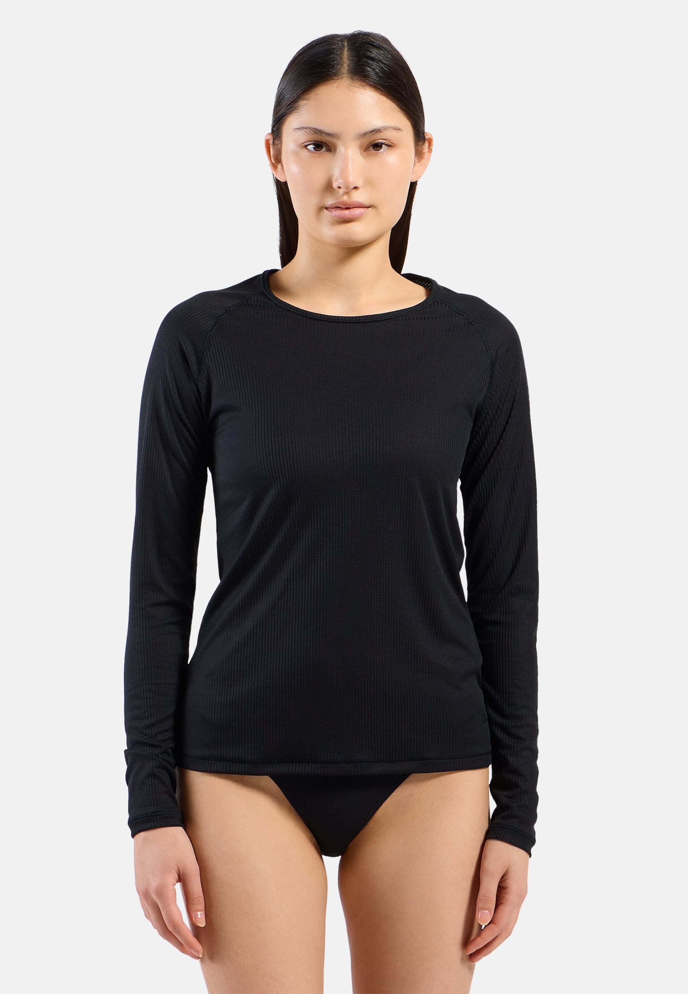 Odlo Active Light Base Layer Shirt für Damen - Wandern, Training - schwarz, S