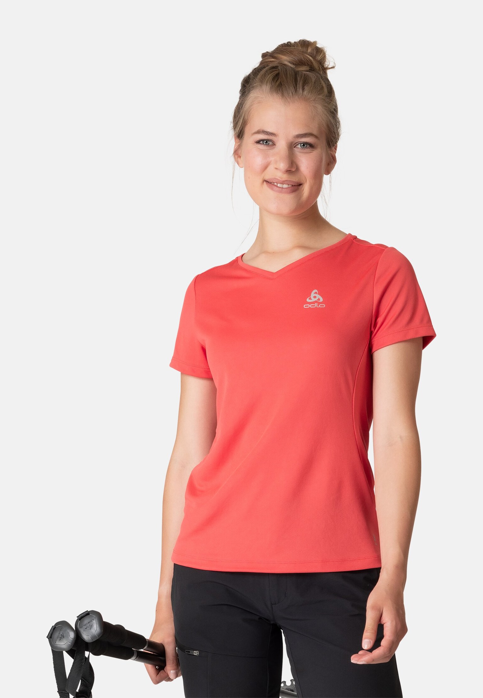 F-Dry T-shirt met V-hals