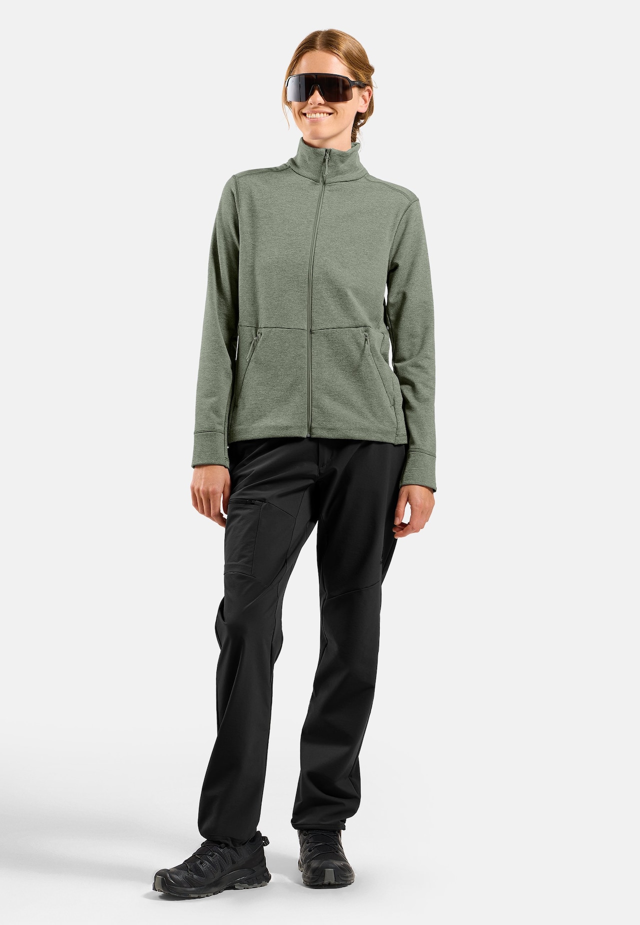 Grid Fleece Mid Layer Full-Zip