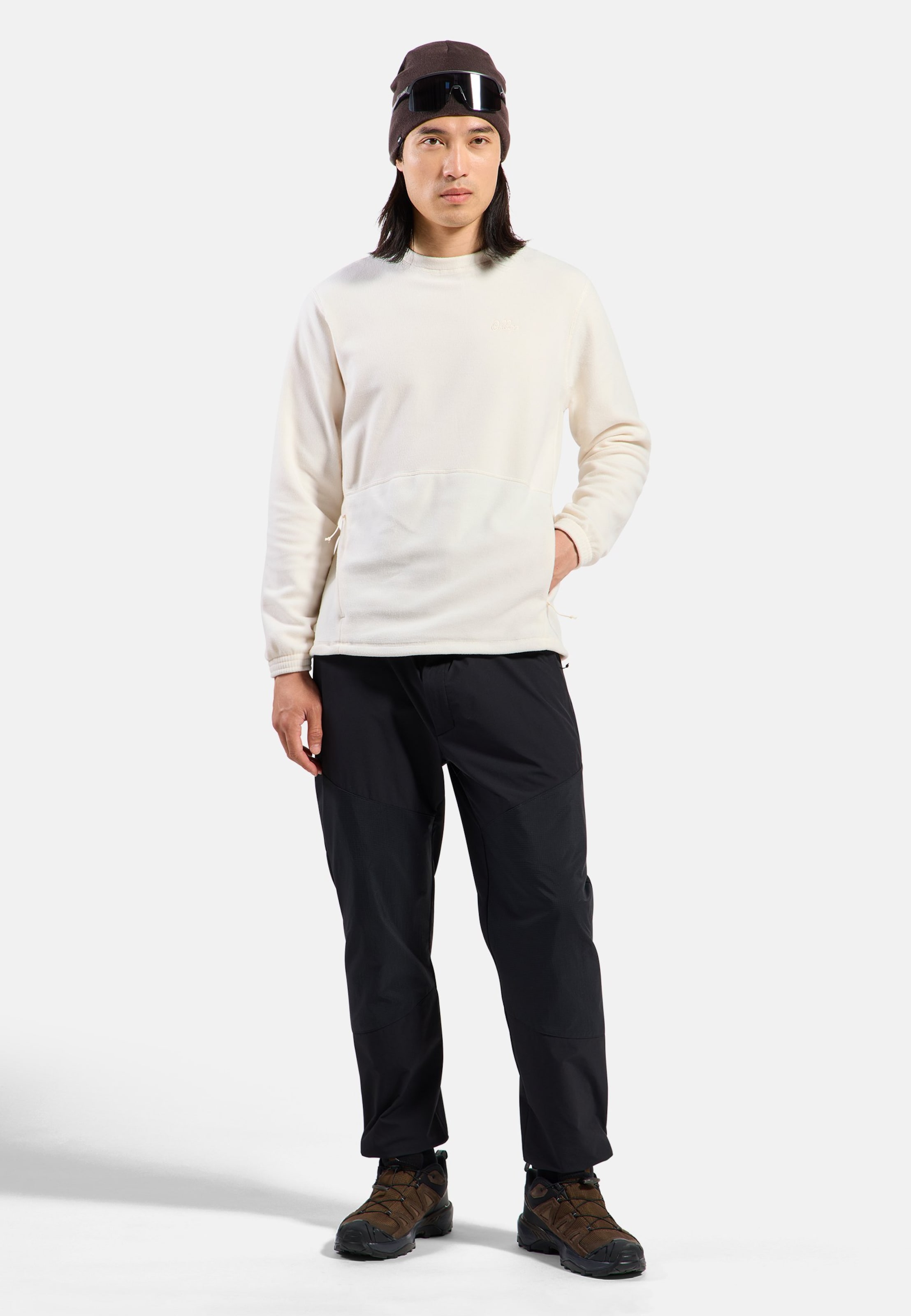 Odlo Classic Crew Mid Layer für Herren - Wandern, Ski & Snow - grau, L