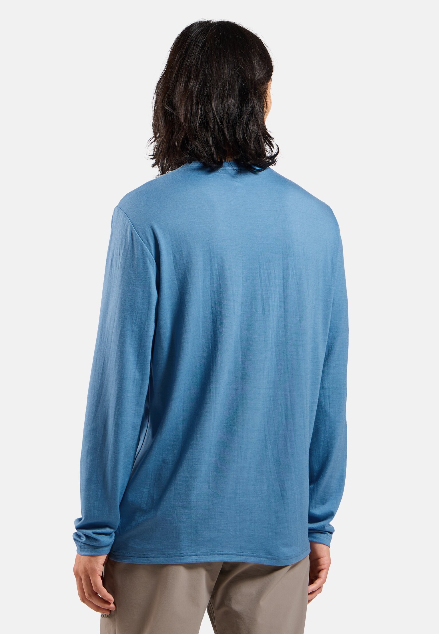 Merino 200 Tourist Long-Sleeve T-Shirt in provincial blue | High