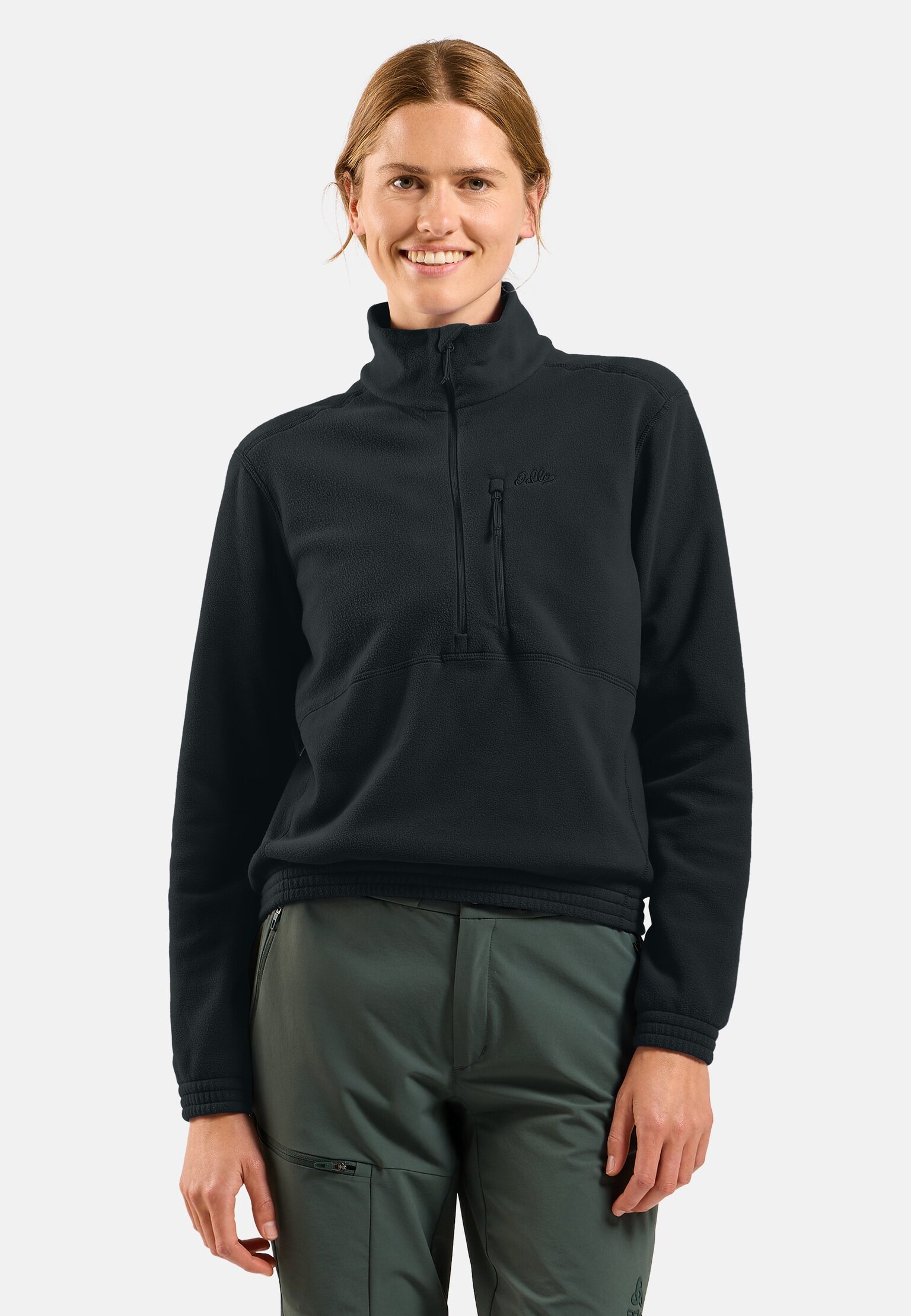 Klassischer Essentials Multisport Mid Layer aus Fleece mit Halbreissverschluss