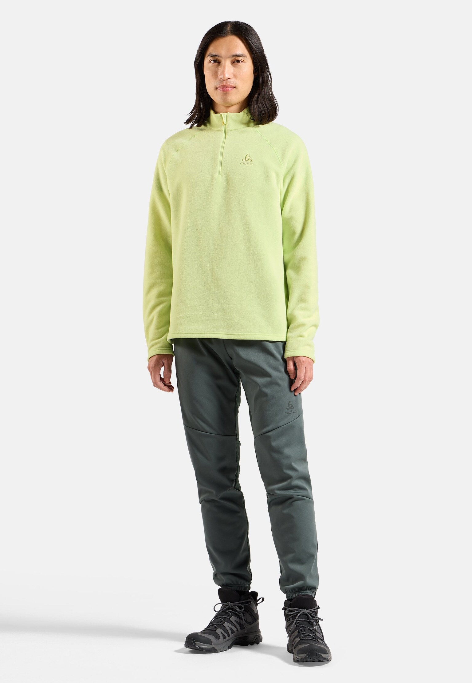 The Rigi half-zip mid layer