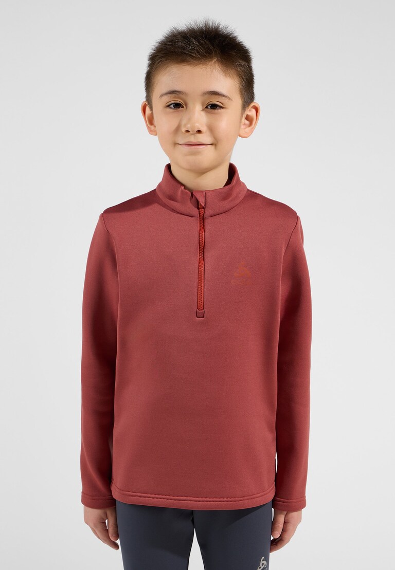 The Berra kids' half-zip mid layer