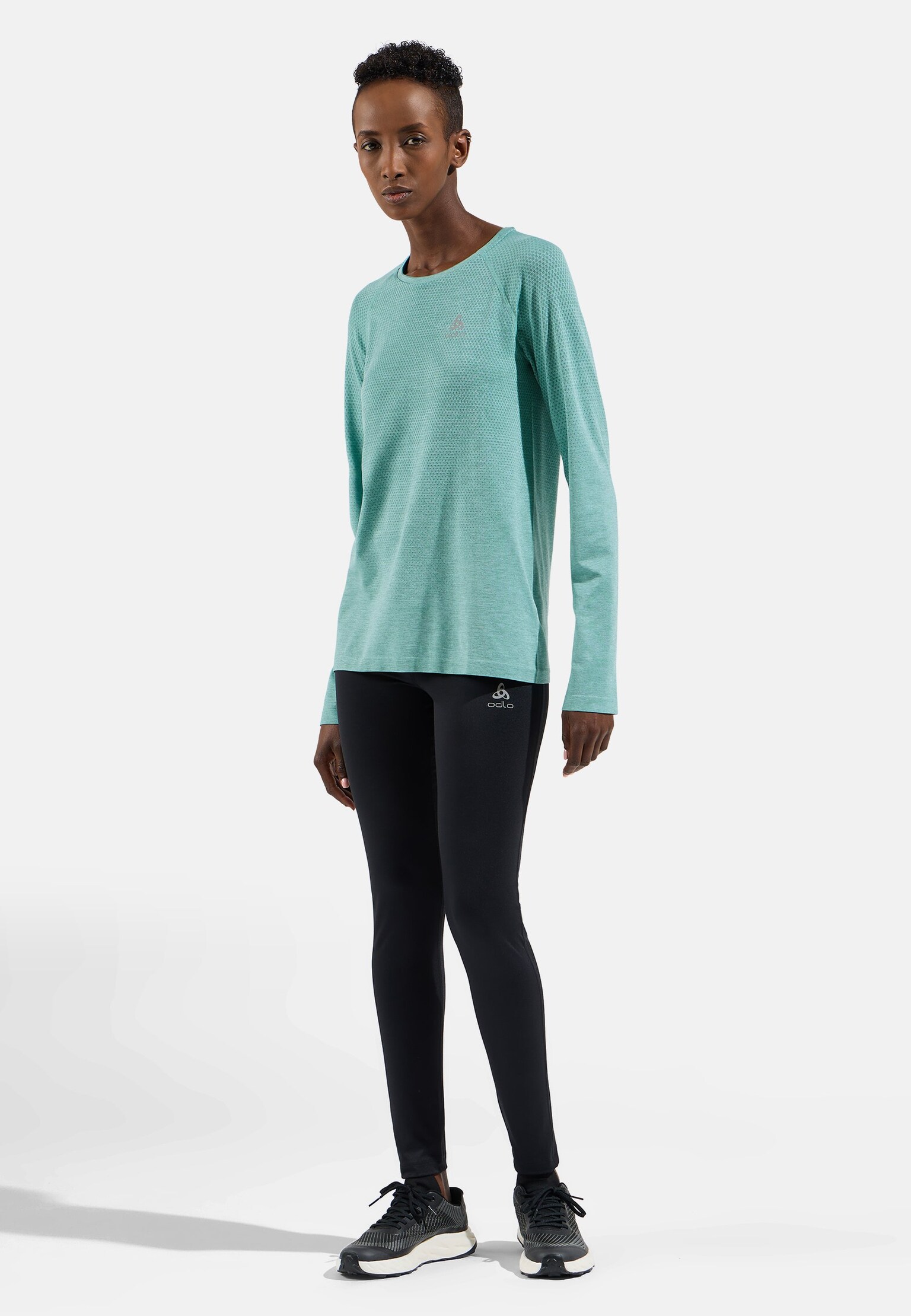 Essentials Seamless Langarm-Laufshirt