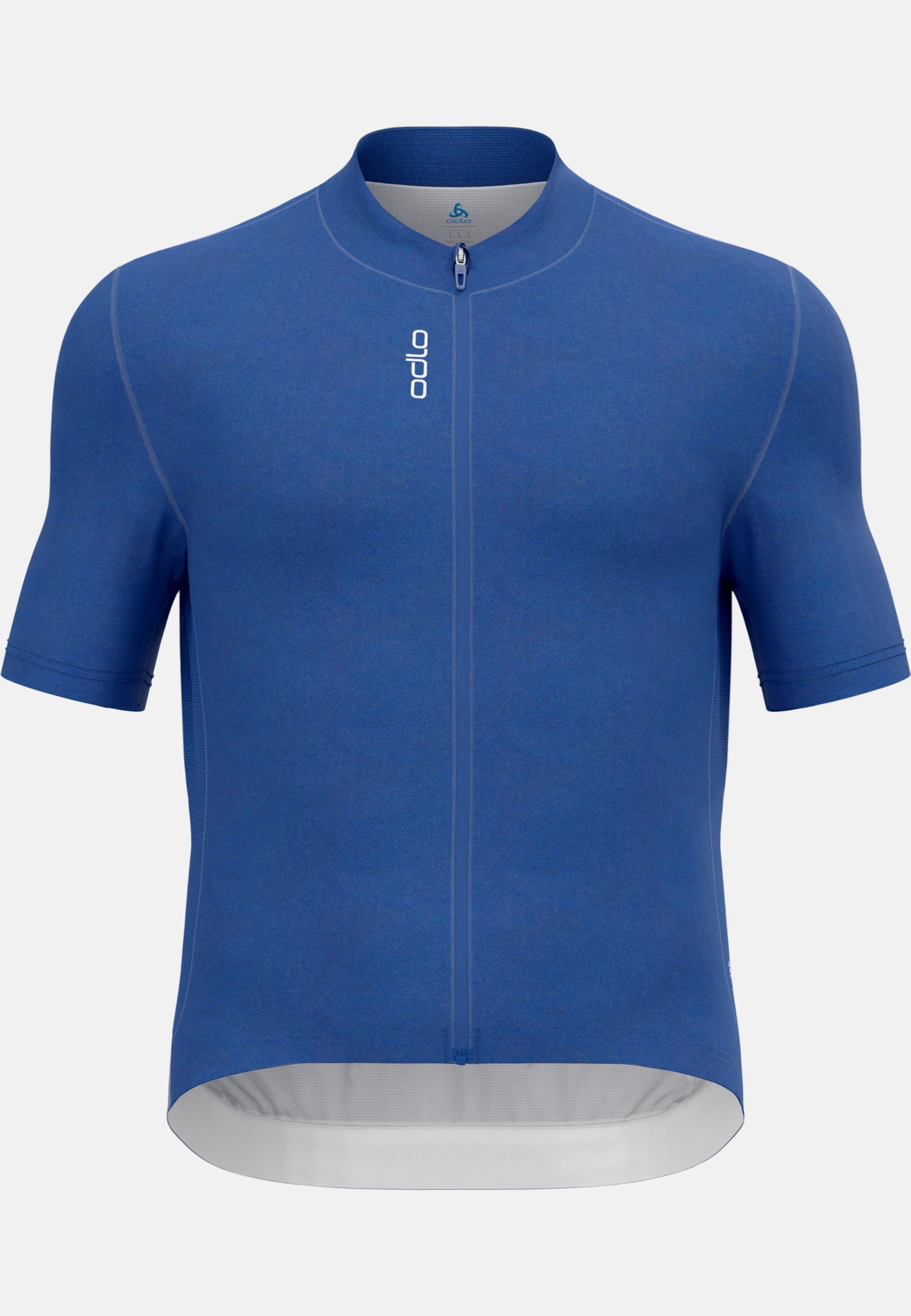 Odlo Zeroweight Chill-Tec Kurzarm-Radtrikot für Herren, S, blau