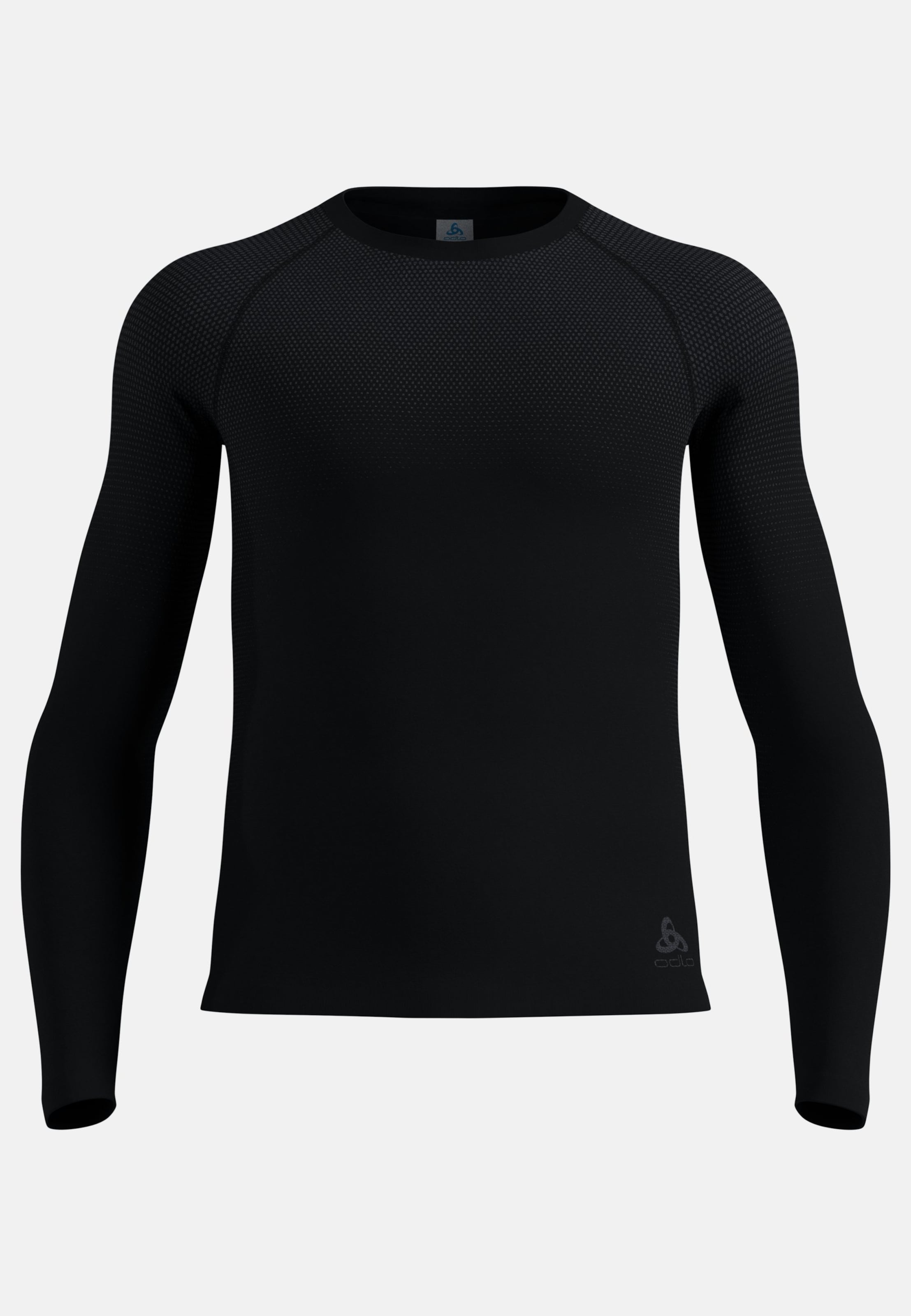 Odlo Langärmeliges Performance Light Base-Layer-Shirt für Herren, XL, schwarz