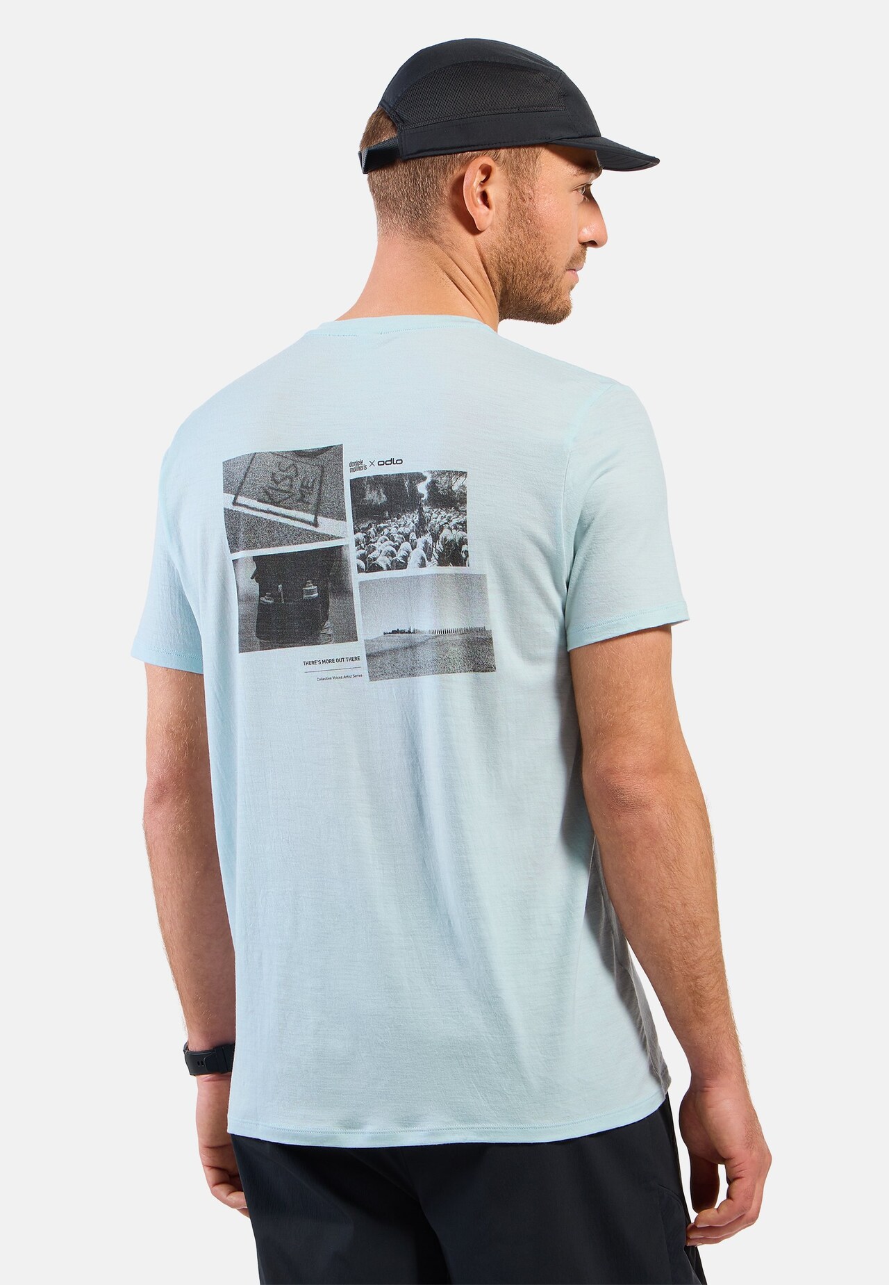Merino 160 Postcards t-skjorte