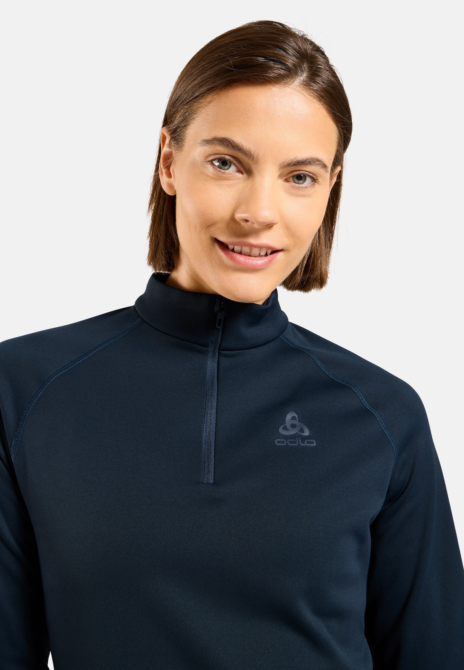 The Besso long sleeve half-zip mid layer