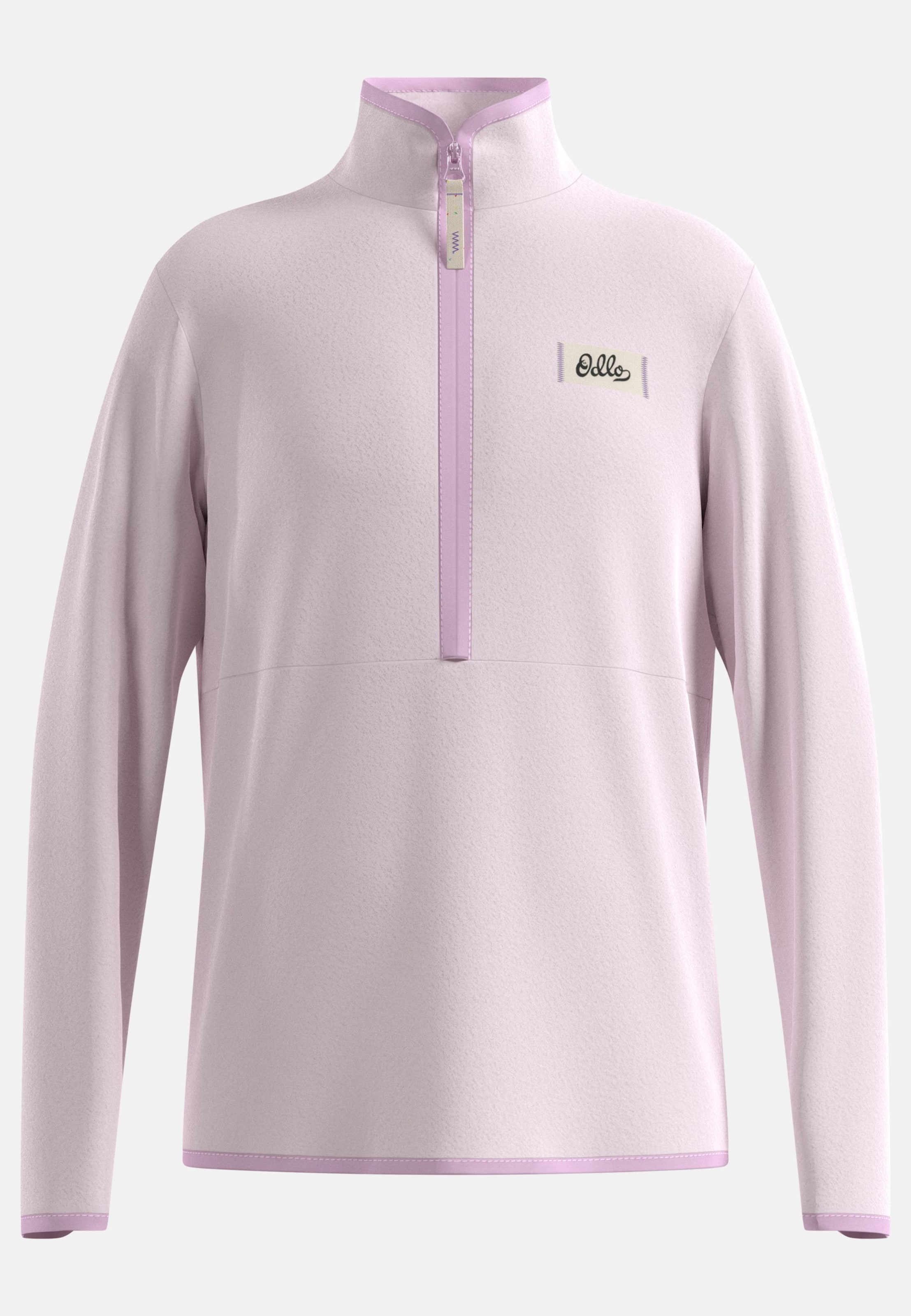 Odlo Classic Fleece Mid Layer Half-Zip für Kinder - Abenteuer & Komfort, Wandern - pink, 104