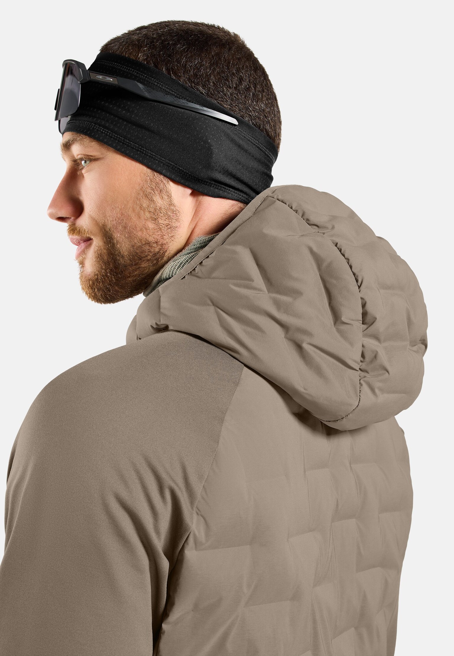 Pull à capuche hybride zippé Zeroweight Insulator