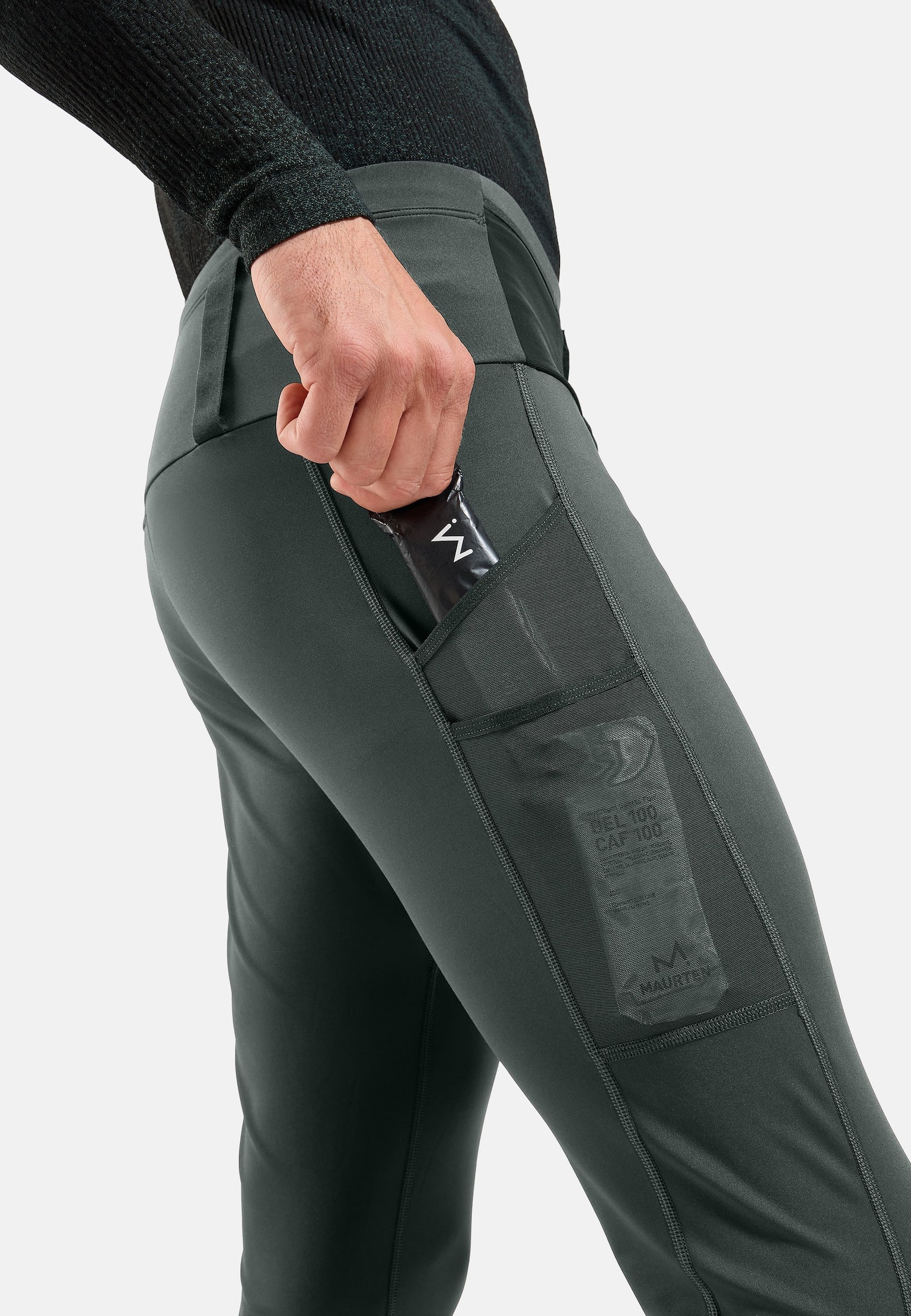 The X-Alp Warm cargo trail running tights
